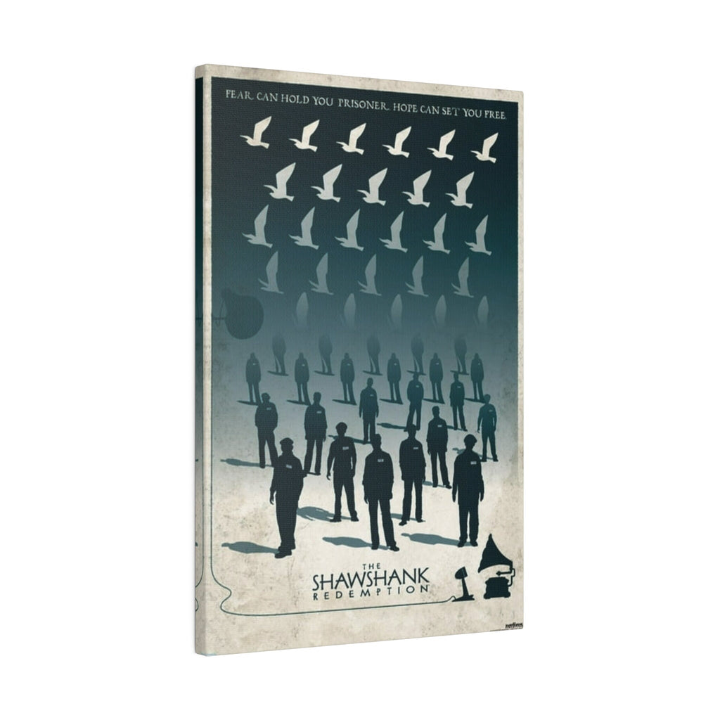 The Shawshank Redemption Abstract Movie Poster Custom Canvas Wall Print