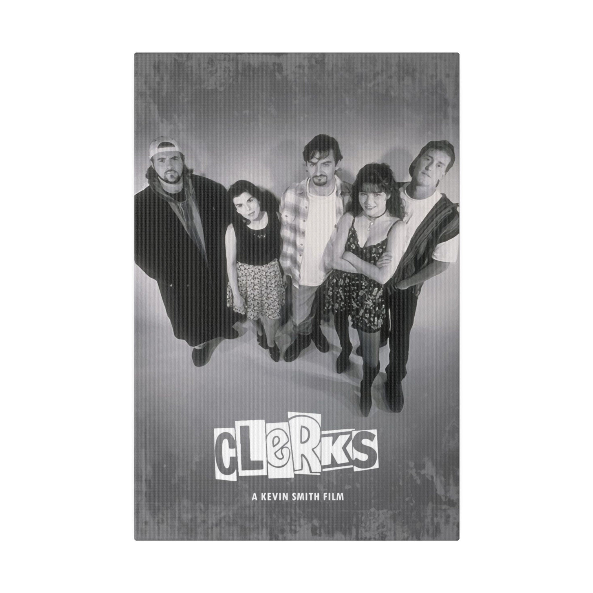 Clerks Movie Poster Custom Canvas Wall Print