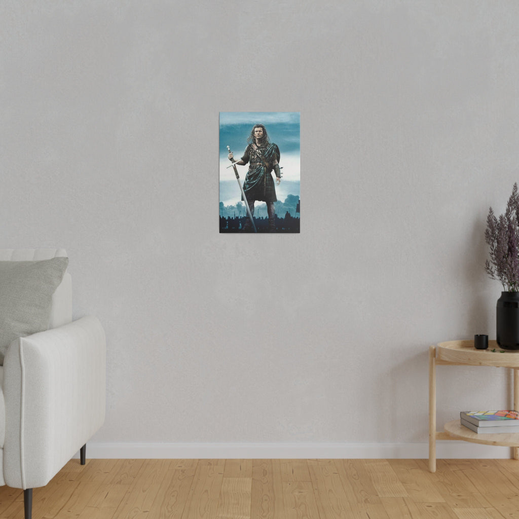 Braveheart William Wallace Stands Tall Custom Canvas Movie Poster