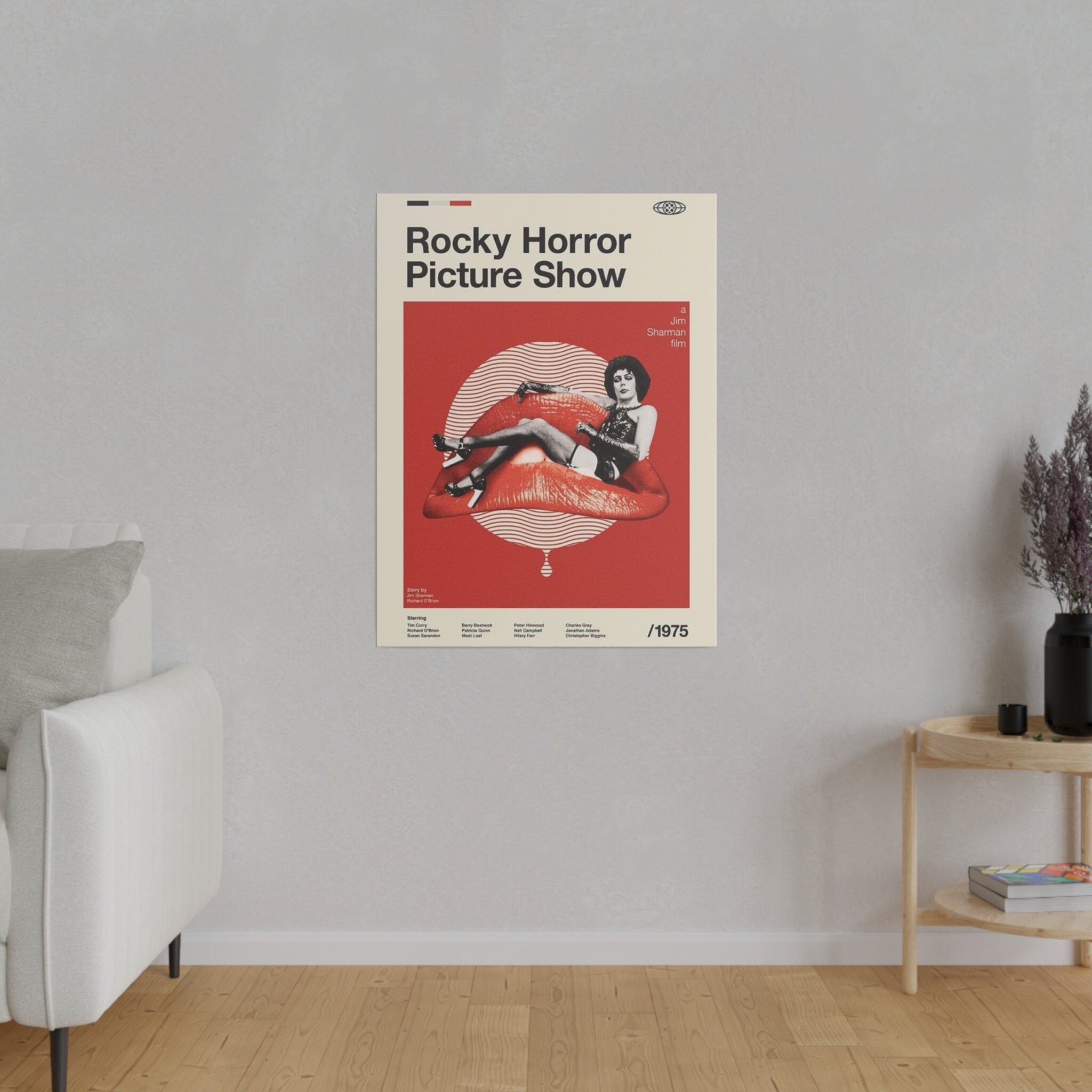 The Rocky Horror Picture Show Vintage Style Poster Custom Canvas Wall Print