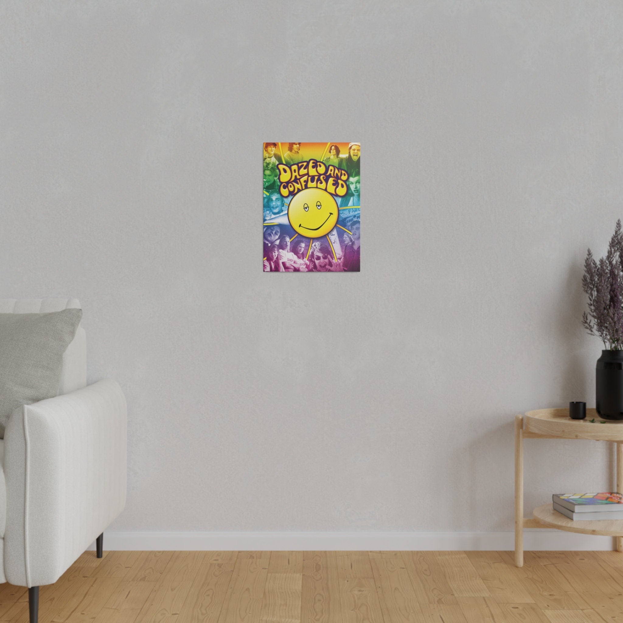 Dazed And Confused Rainbow Custom Canvas Wall Print