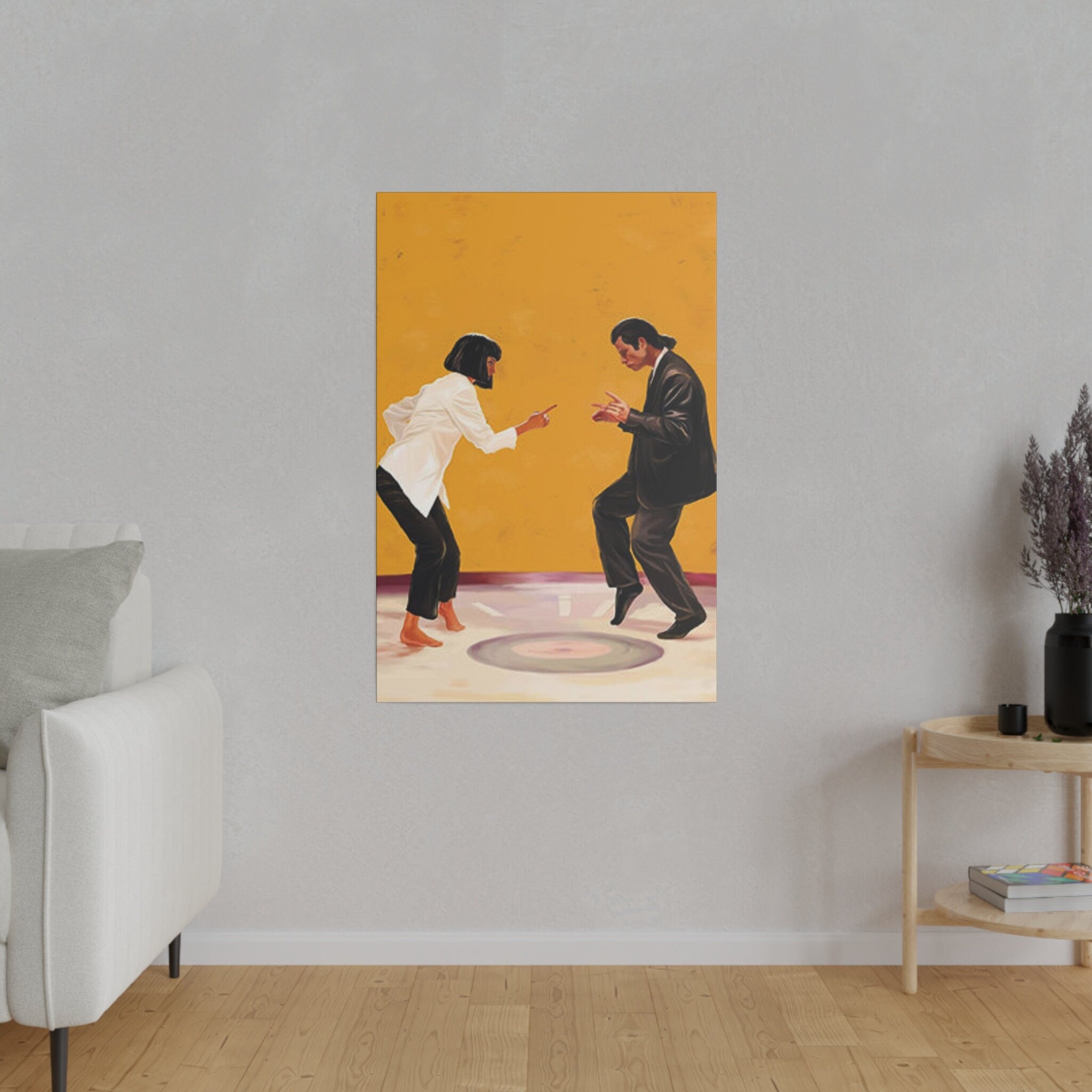 Pulp Fiction Dance Custom Canvas Wall Print