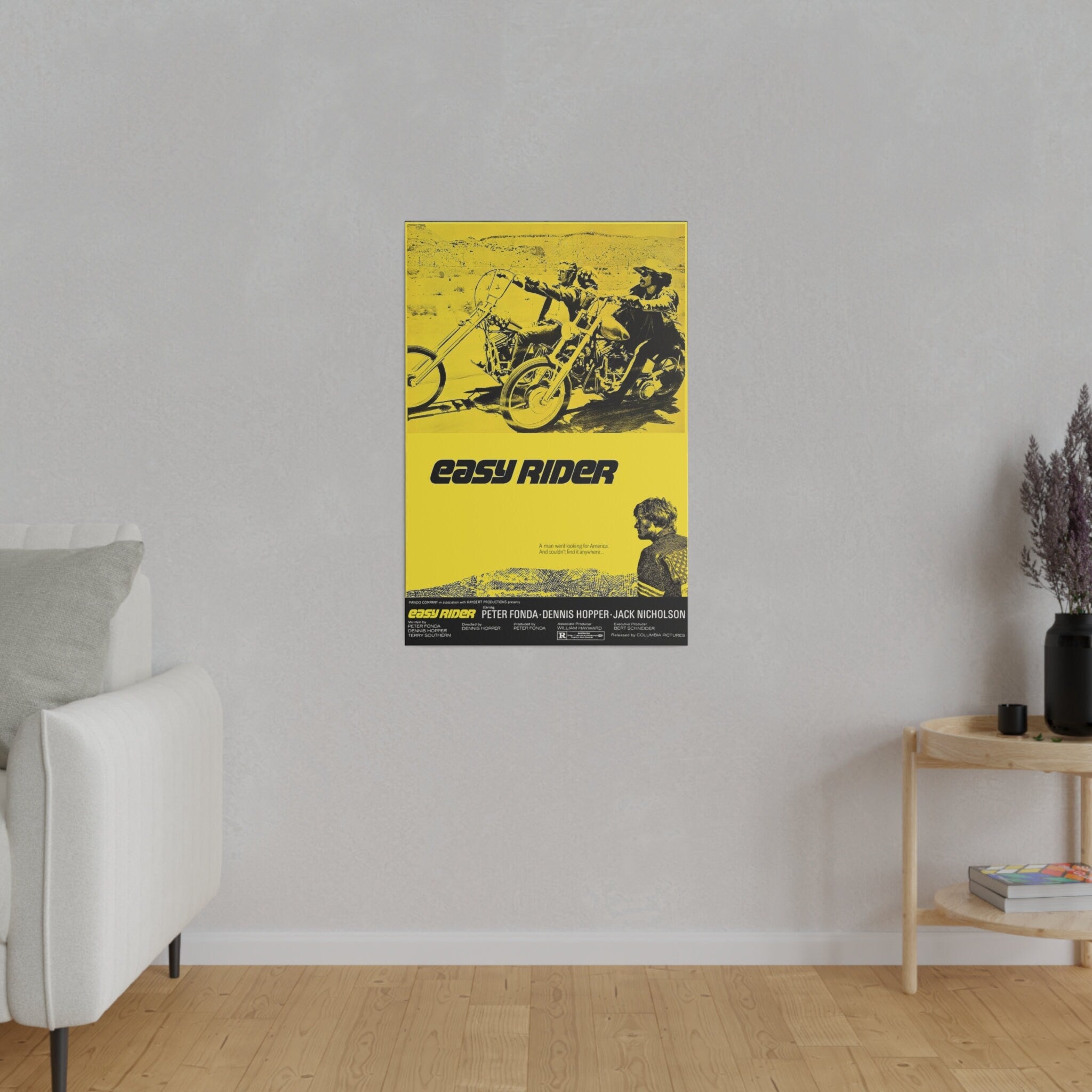 Easy Rider Movie Poster Custom Canvas Wall Print