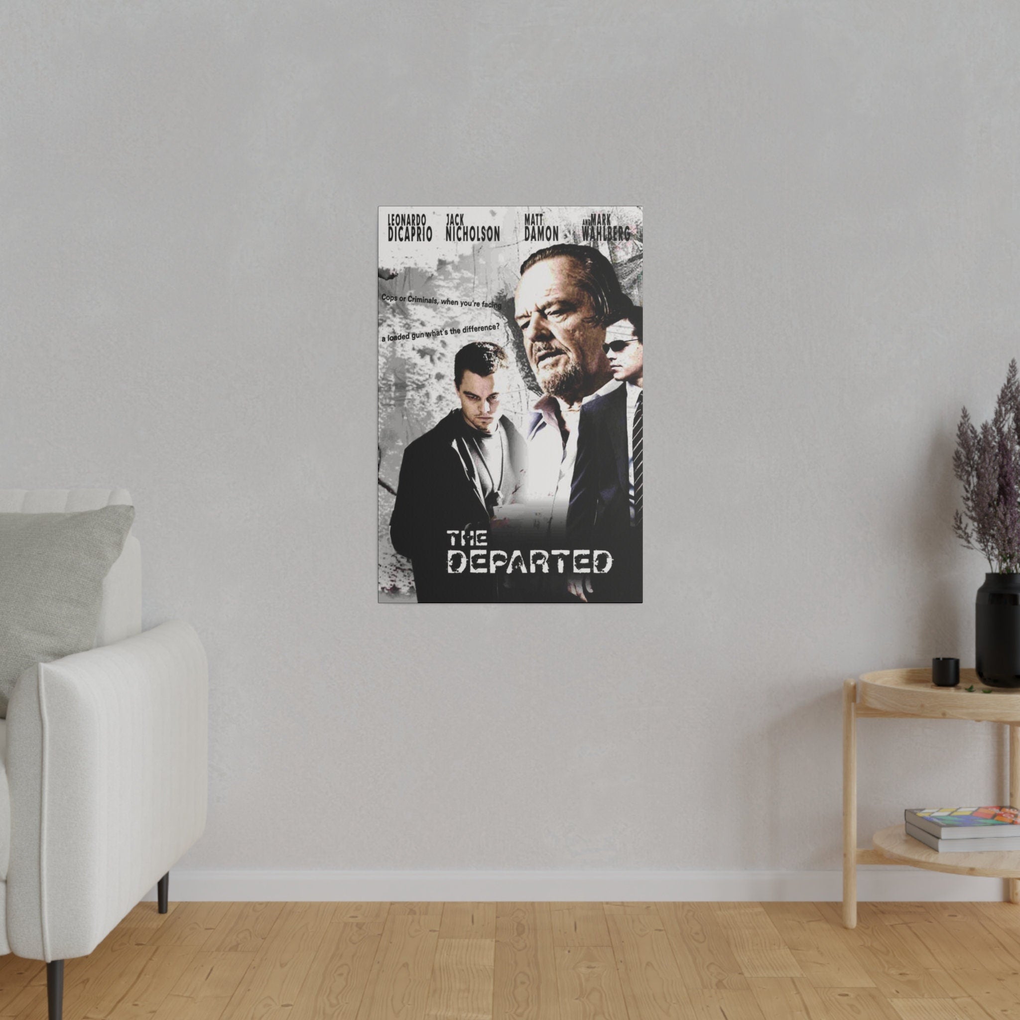 The Departed Movie Poster Custom Canvas Wall Print