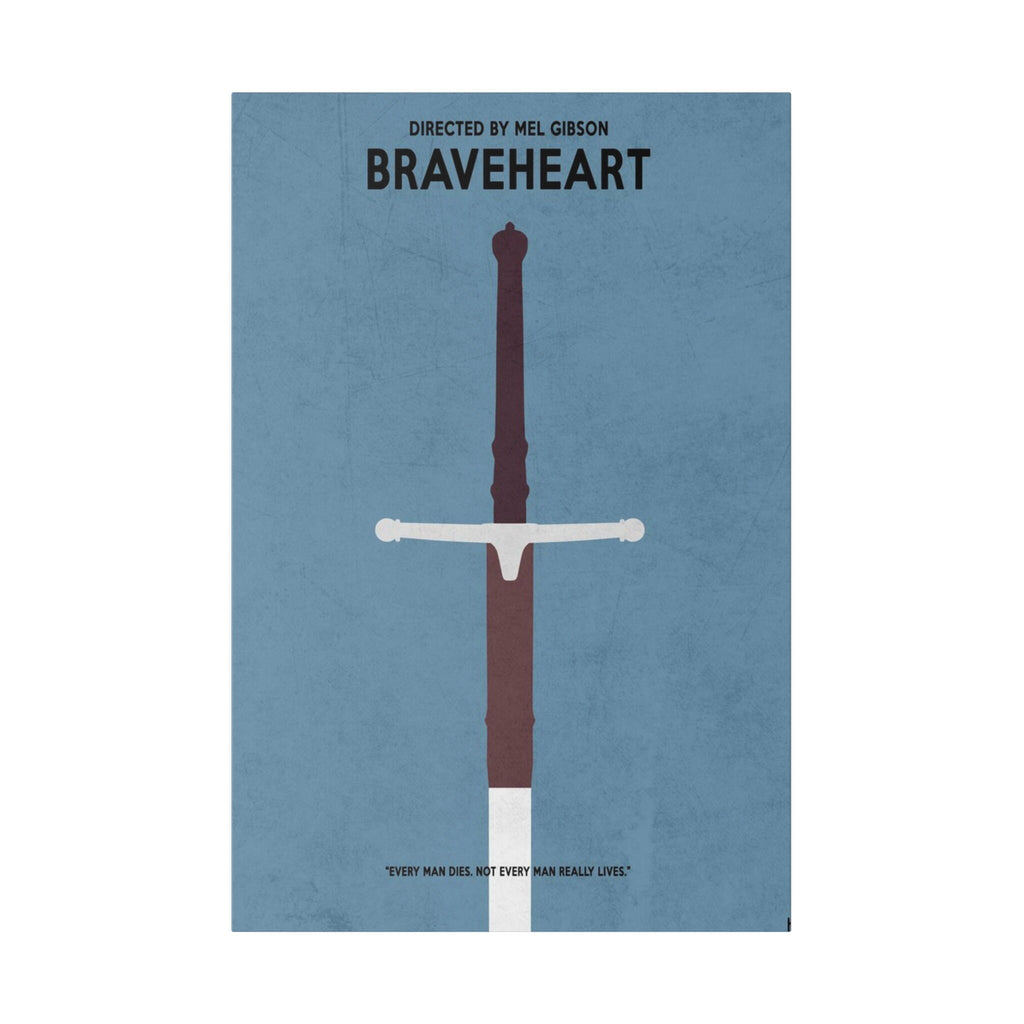Braveheart Sword2 Custom Canvas Movie Poster