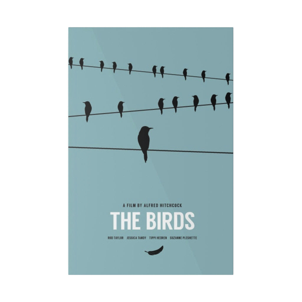 Alfred Hitchcock's The Birds Alternate Movie Poster Custom Canvas Wall Print
