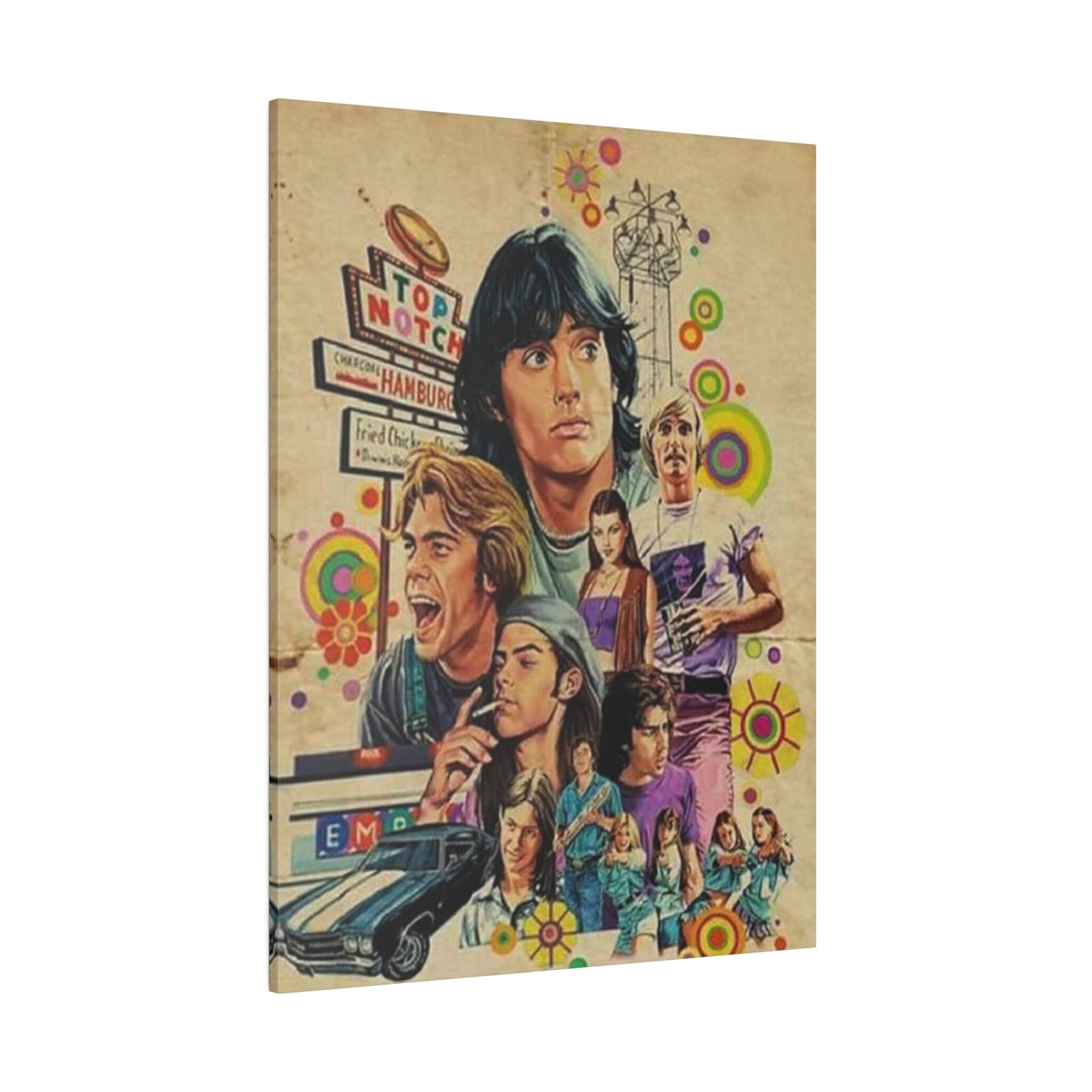 Dazed And Confused Animated Custom Canvas Wall Print
