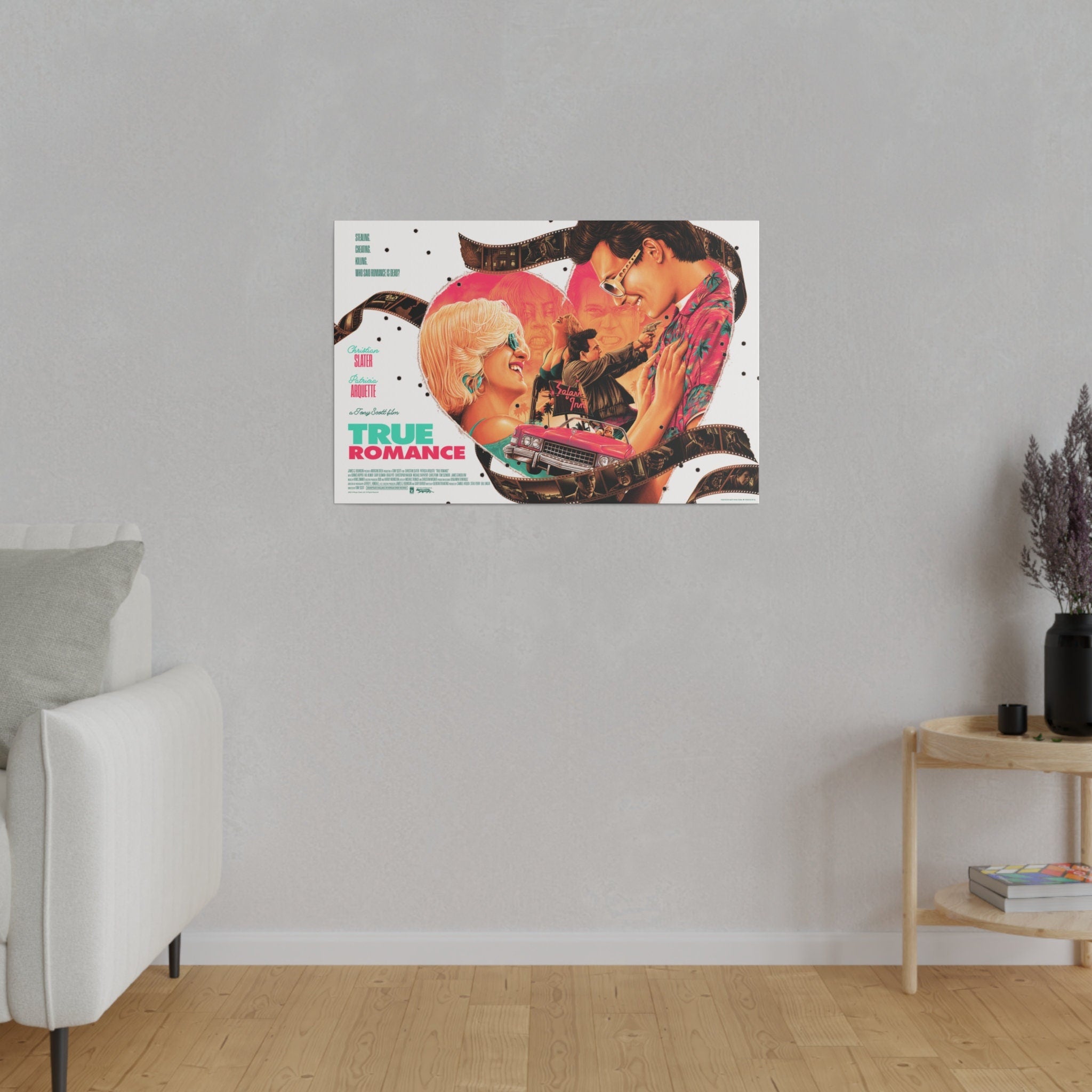 True Romance Poster Custom Canvas Wall Print