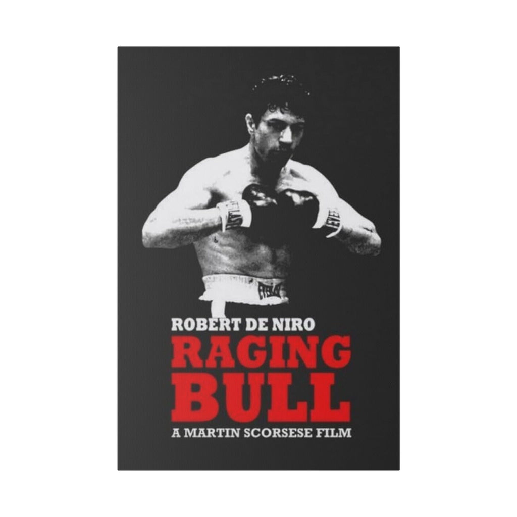 Raging Bull Poster Custom Canvas Wall Print