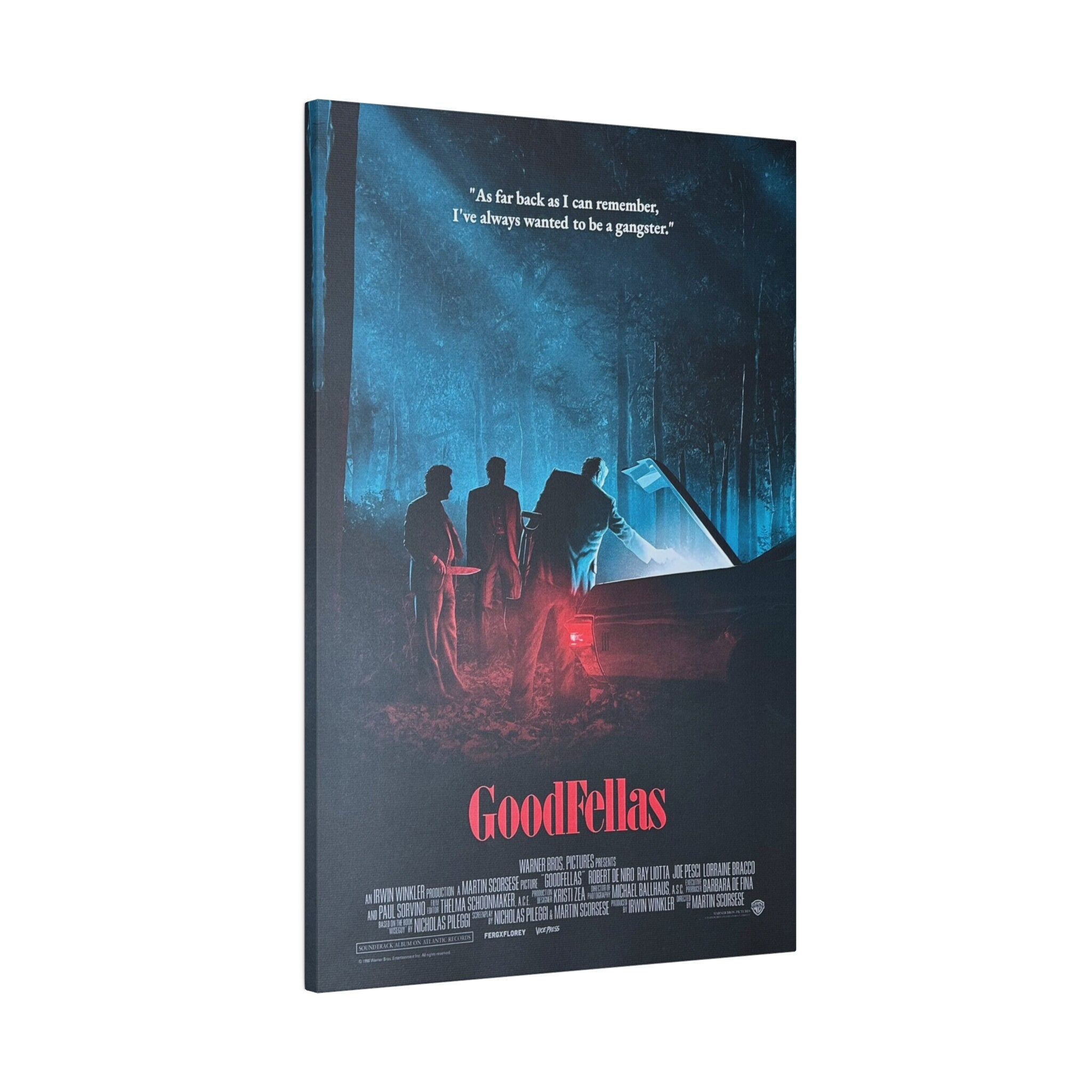 Goodfellas Gangster Custom Canvas Wall Print