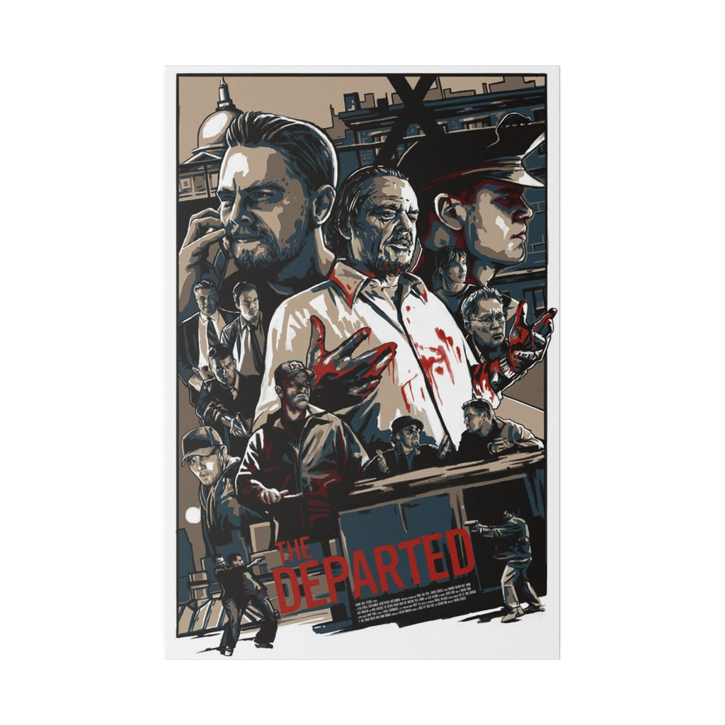 The Departed Graphic Comic Custom Canvas Wall Print
