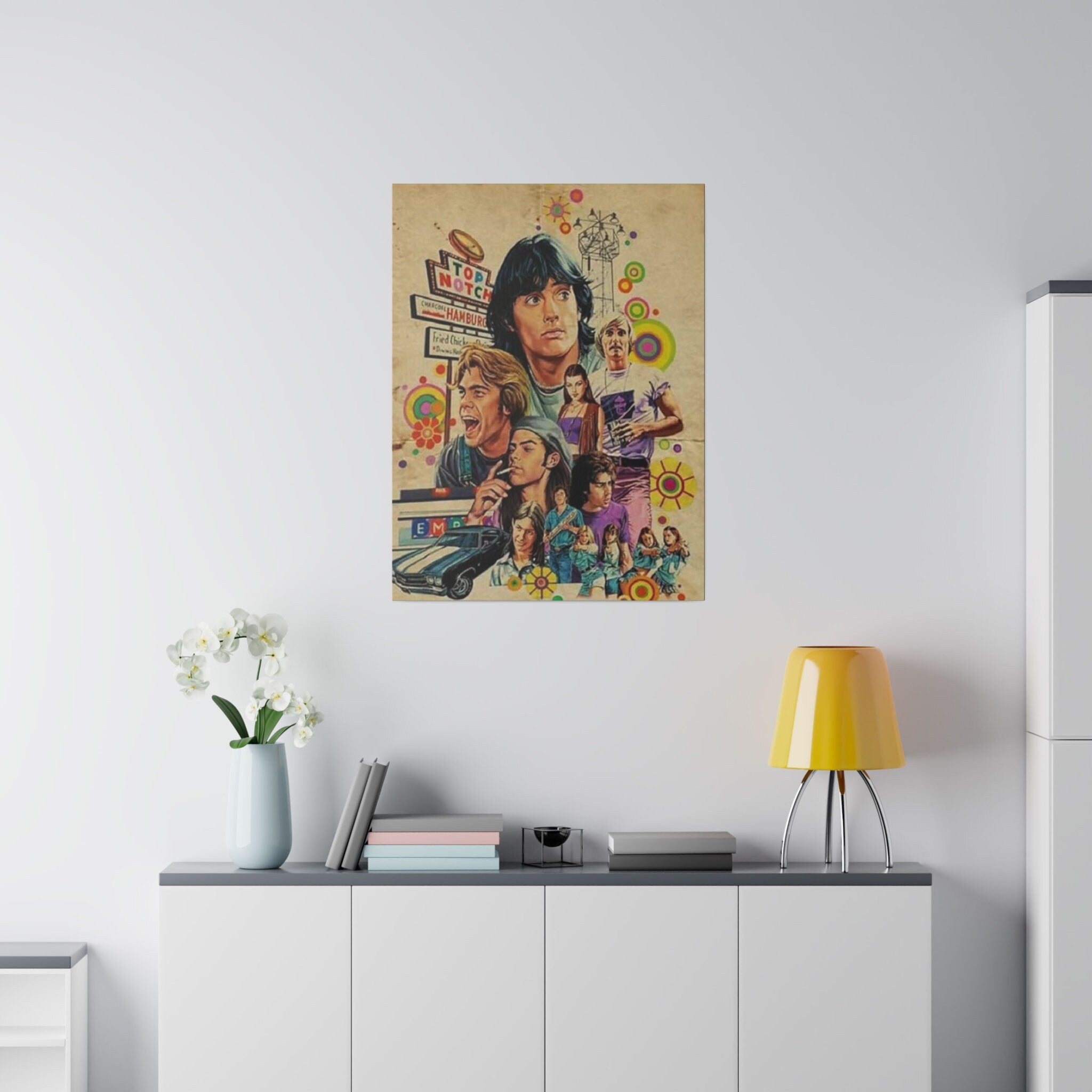 Dazed And Confused Animated Custom Canvas Wall Print