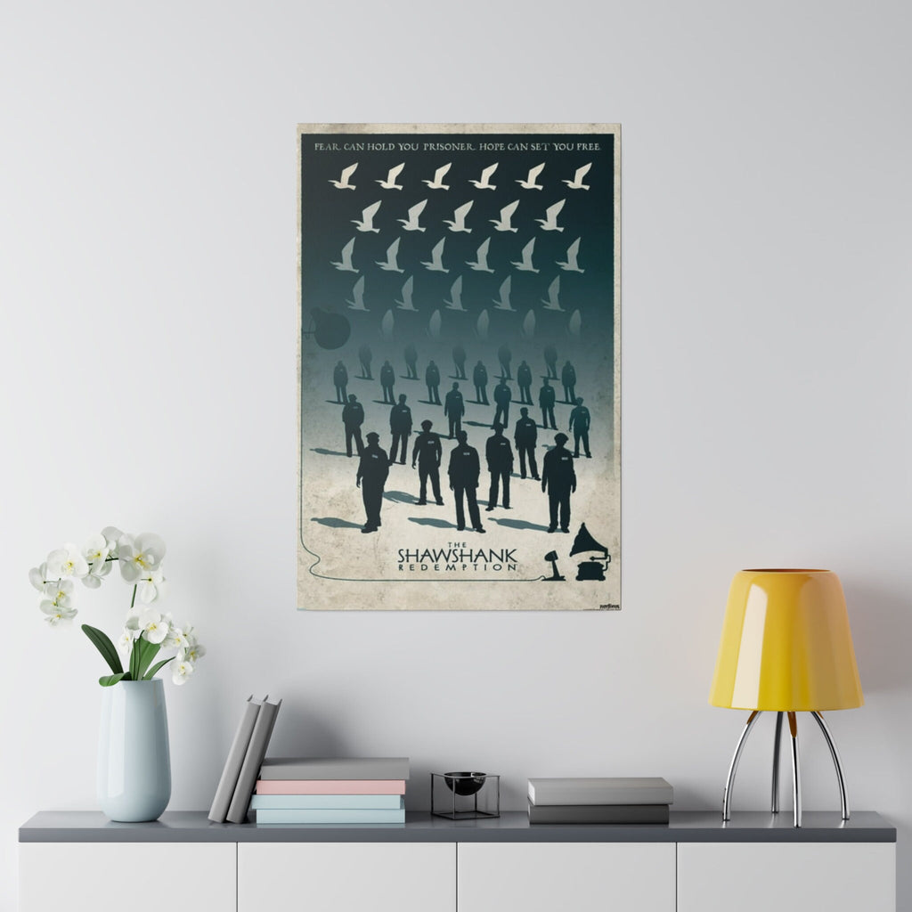 The Shawshank Redemption Abstract Movie Poster Custom Canvas Wall Print