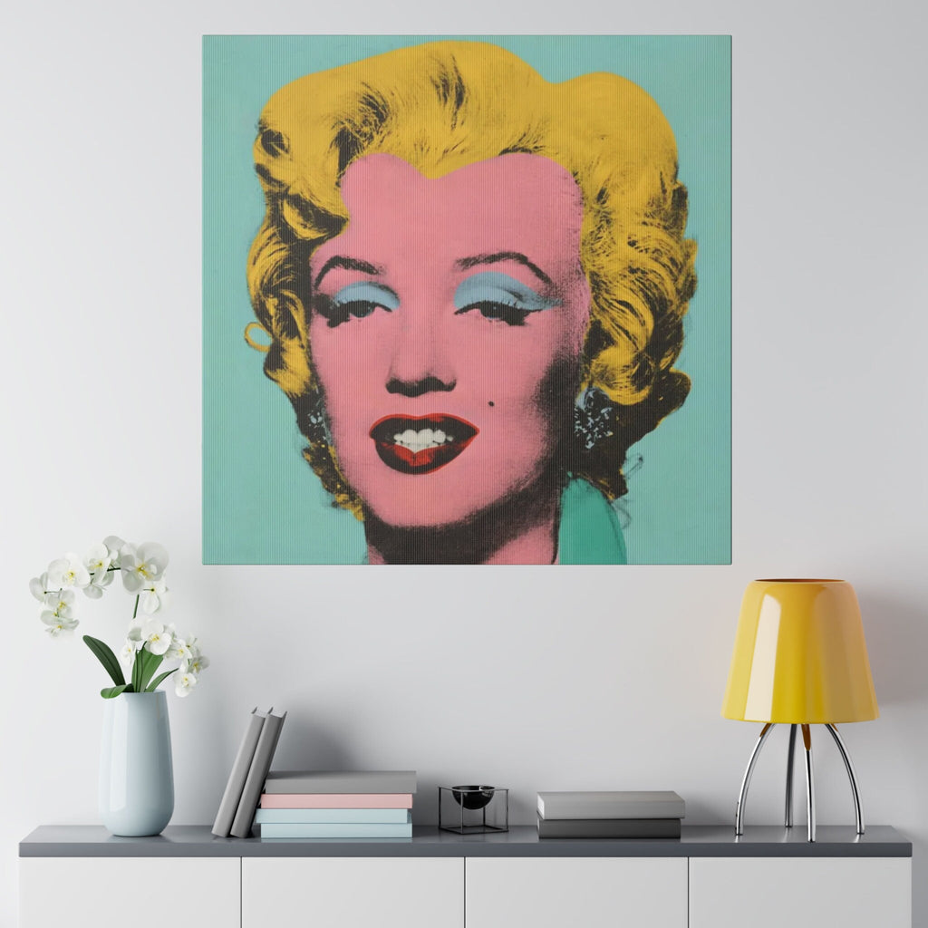 Marilyn Monroe Warhol Color Painting Custom Canvas Wall Print