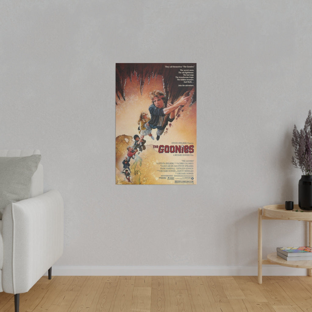 The Goonies Movie Poster Custom Canvas Wall Print