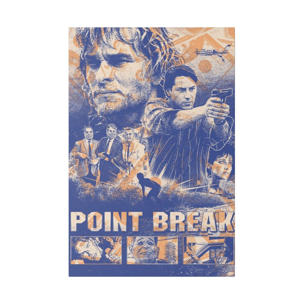 Point Break Abstract Movie Poster Custom Canvas Wall Print