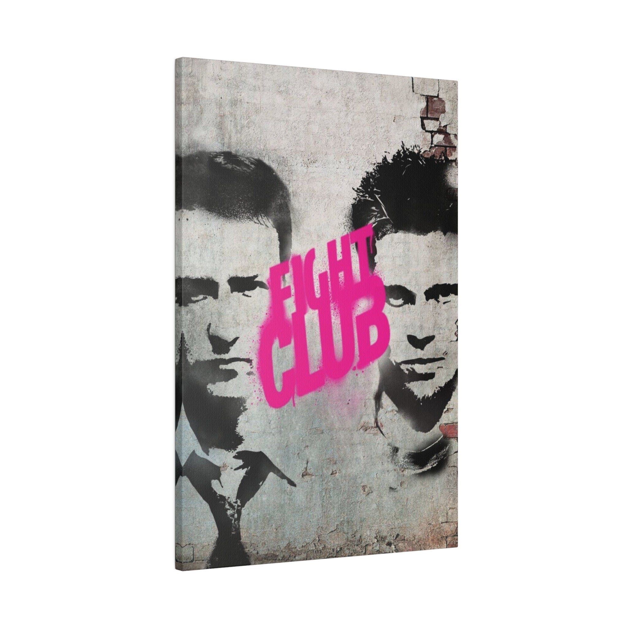 Fight Club Poster Custom Canvas Wall Print