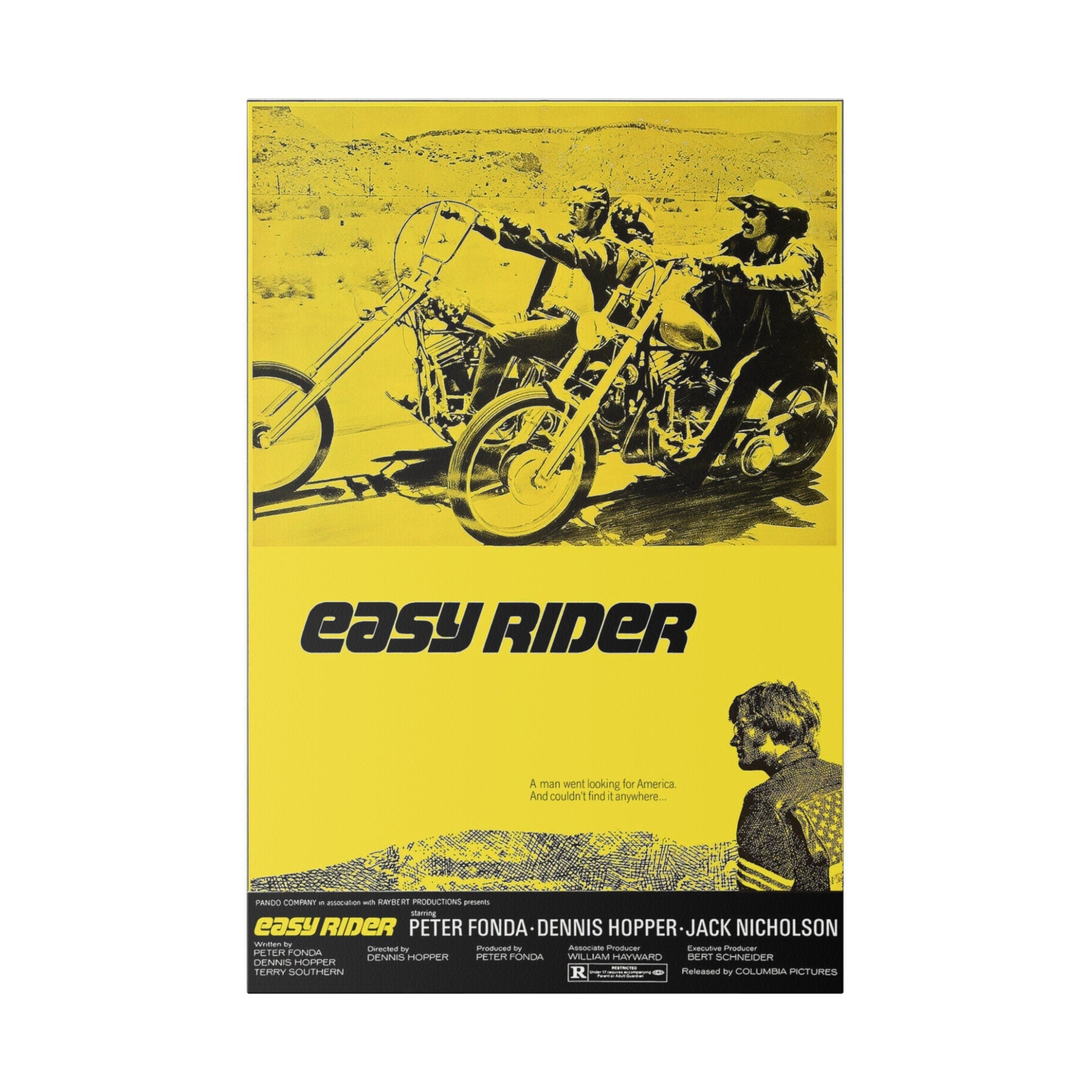Easy Rider Movie Poster Custom Canvas Wall Print