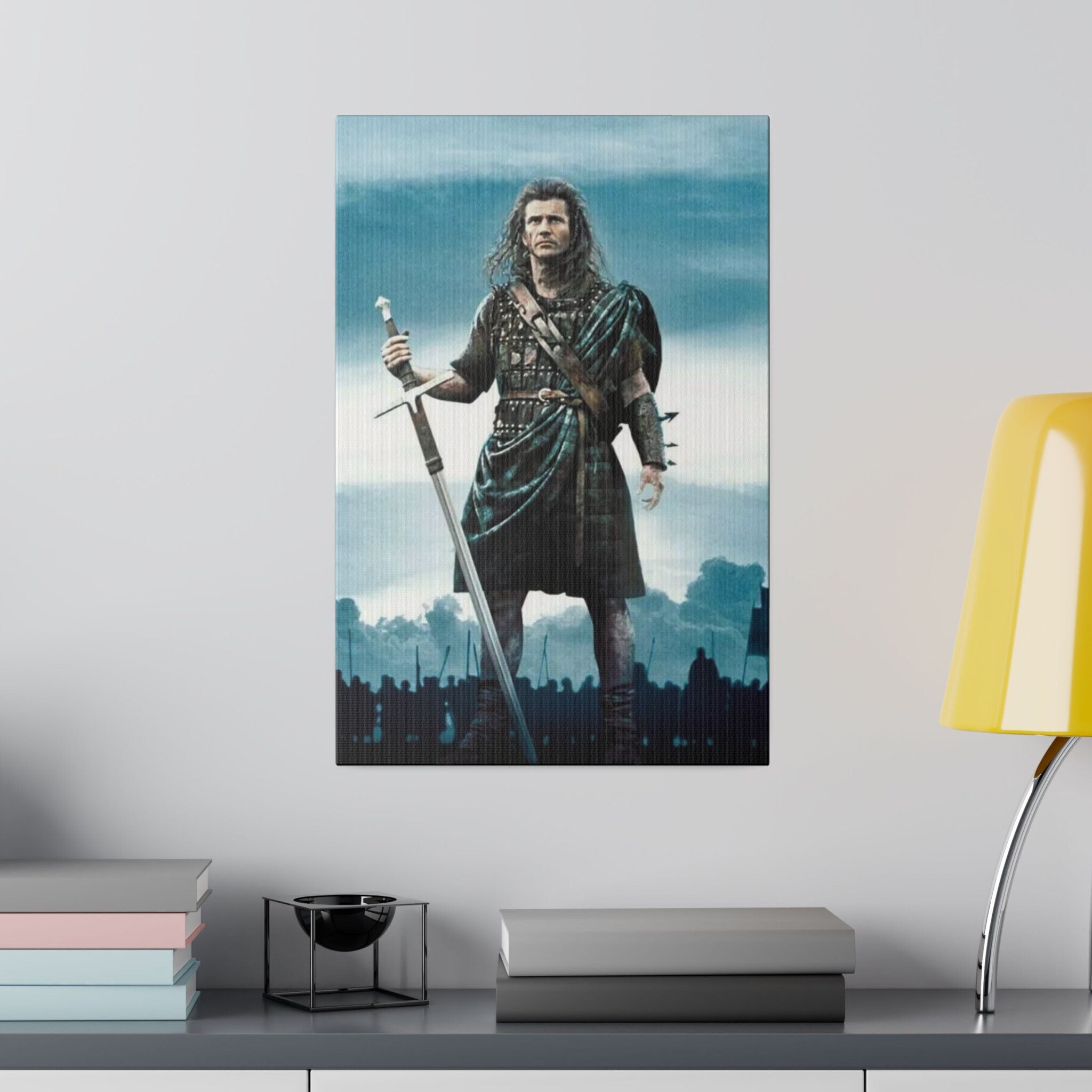 Braveheart William Wallace Stands Tall Custom Canvas Movie Poster