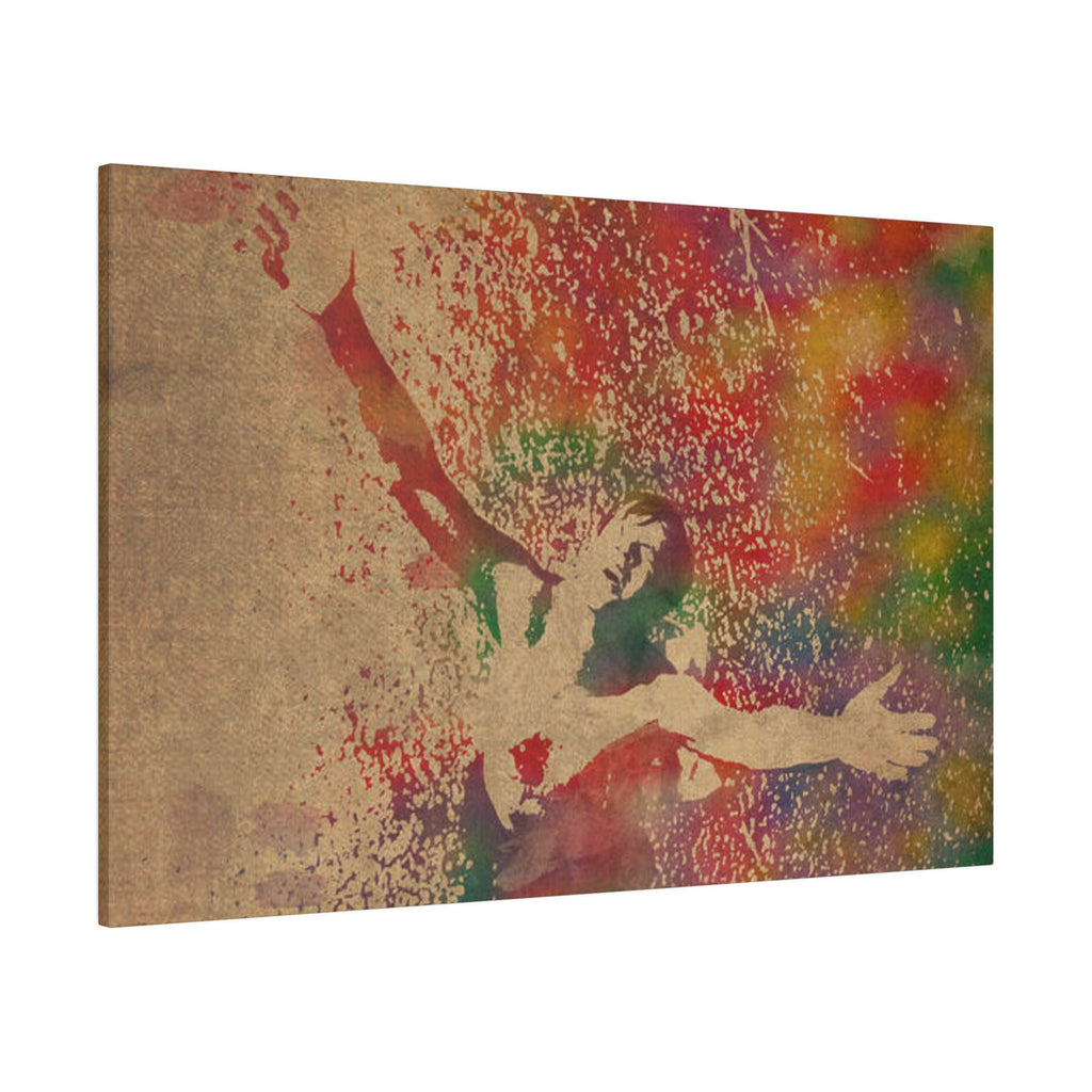The Shawshank Redemption Andy Dufresne Abstract Color Splash Custom Canvas Wall Print