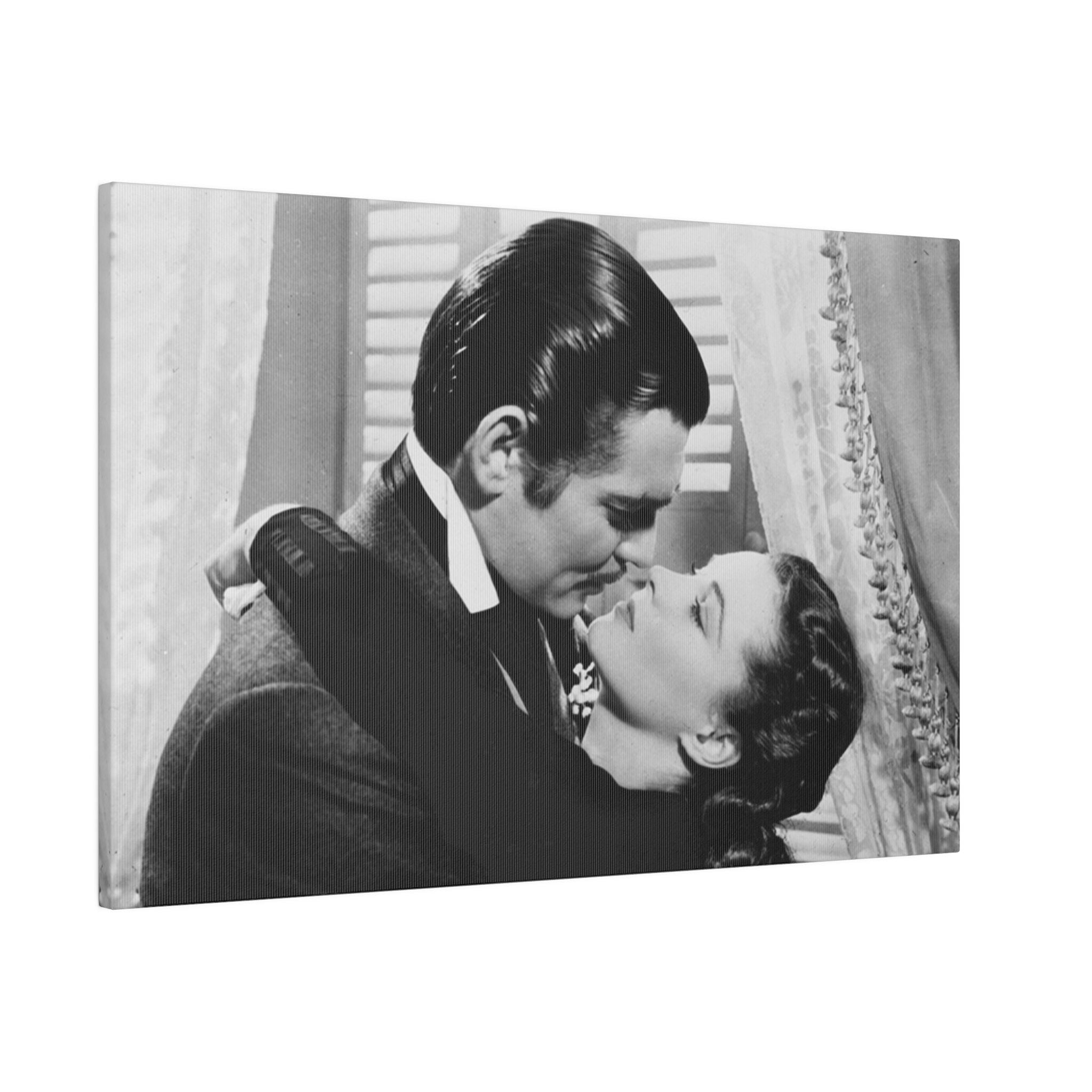 Gone With The Wind B/W Custom Canvas Wall Print