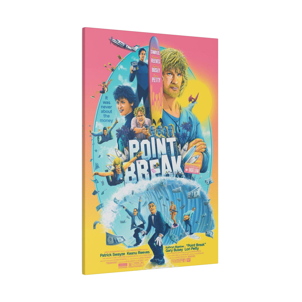 Point Break Gnarly Movie Poster Custom Canvas Wall Print