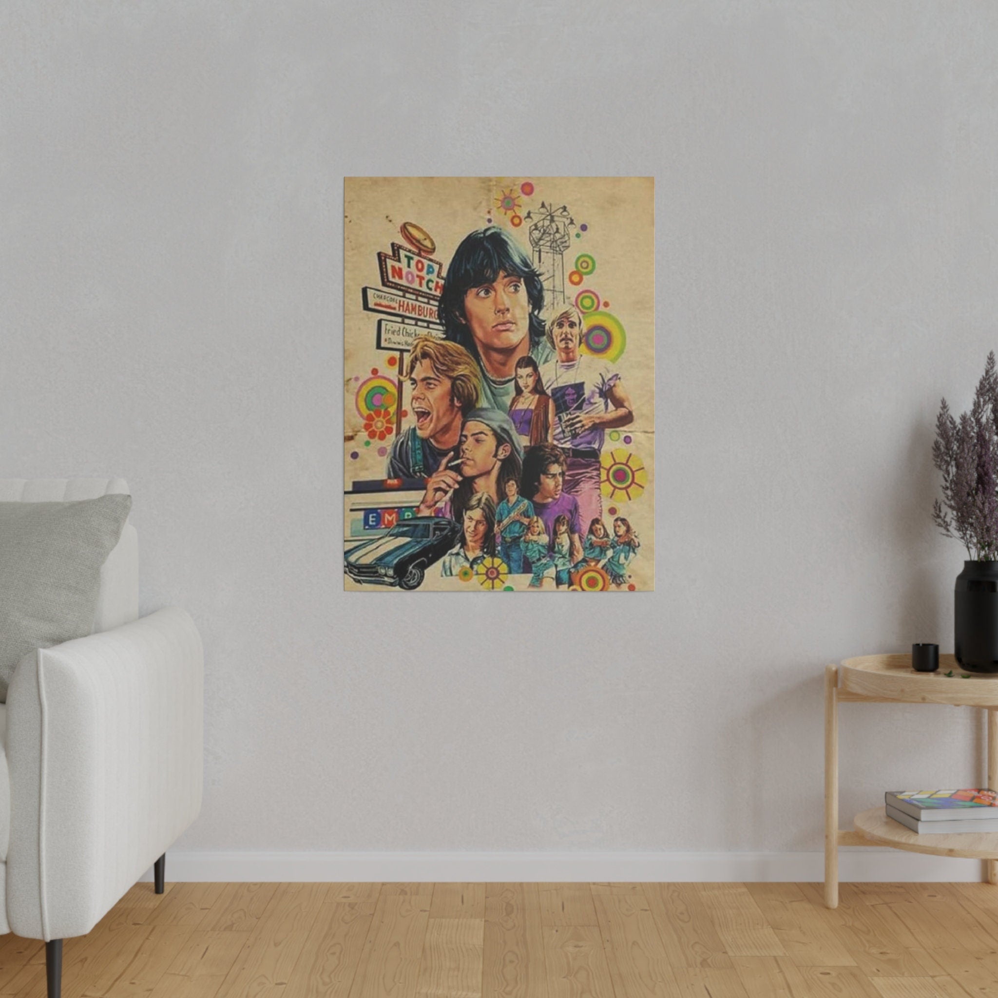 Dazed And Confused Animated Custom Canvas Wall Print