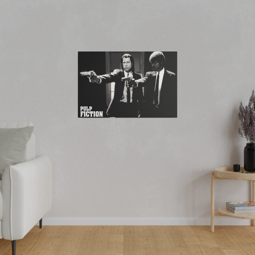 Pulp FIction Vincent & Jules Custom Canvas Wall Print