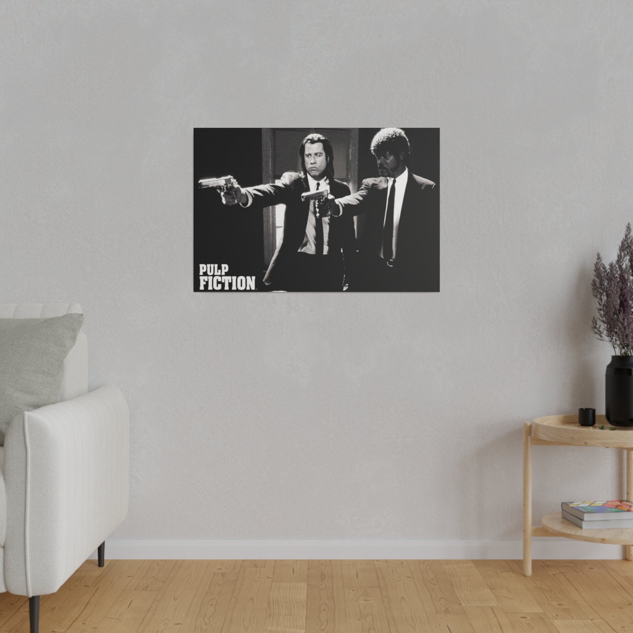Pulp FIction Vincent & Jules Custom Canvas Wall Print