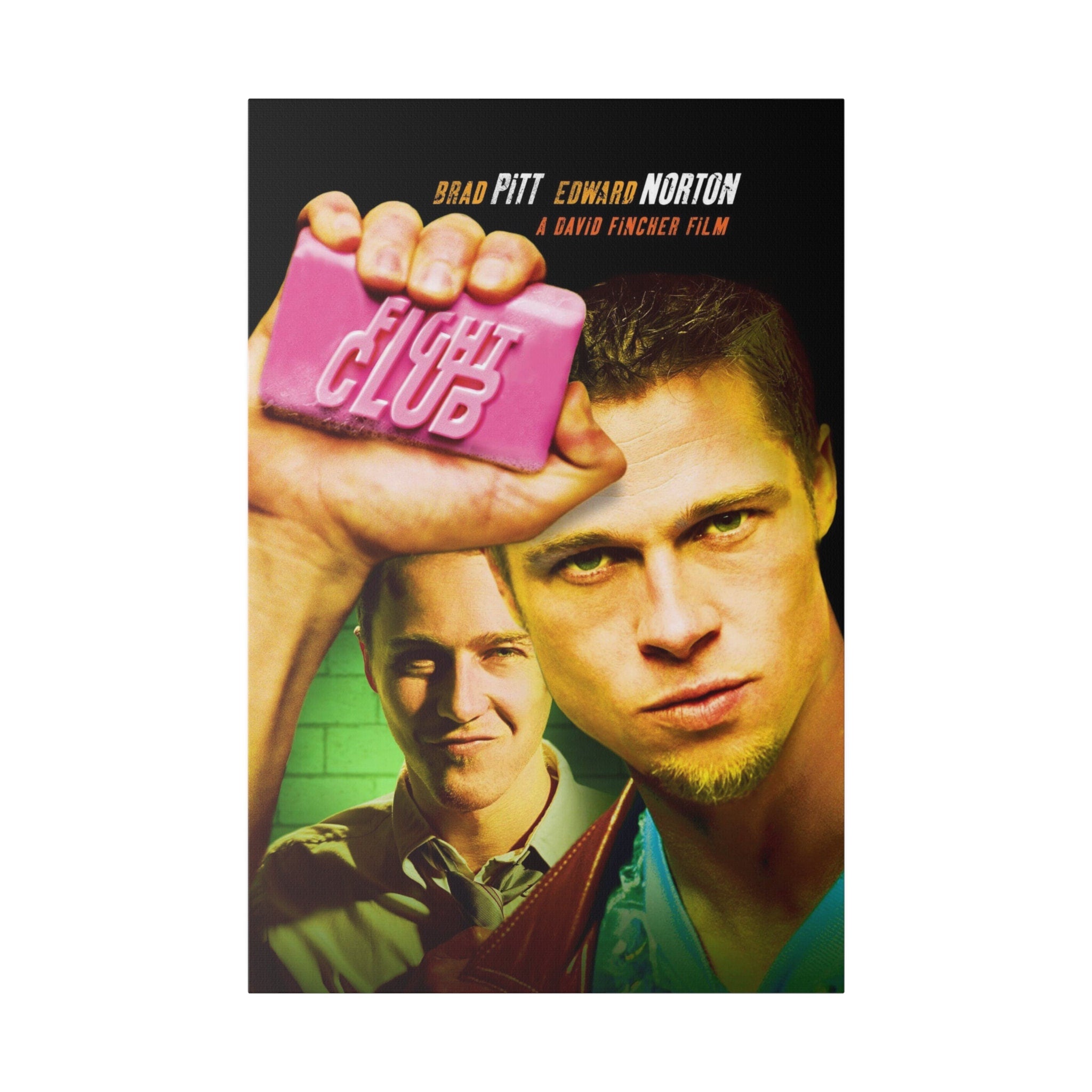 Fight Club Movie Poster Custom Canvas Wall Print