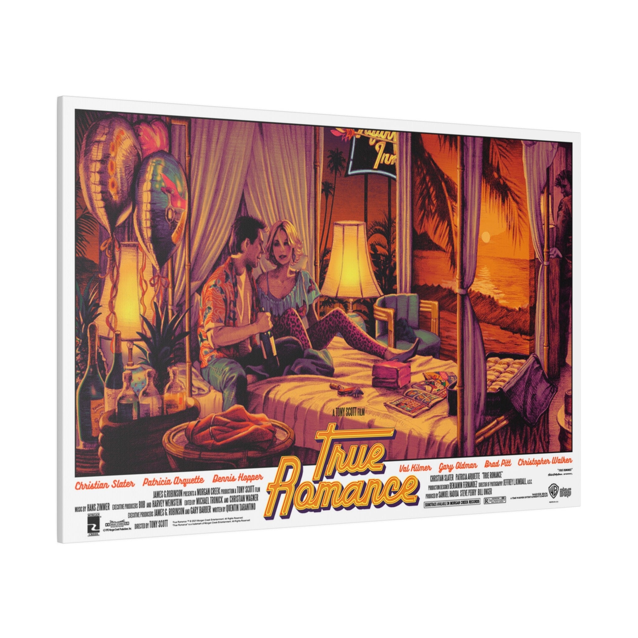 True Romance Art Poster Custom Canvas Wall Print