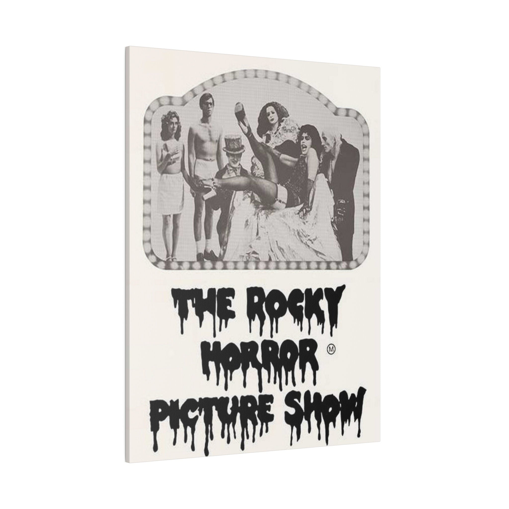 The Rocky Horror Picture Show B/W Custom Canvas Wall Print