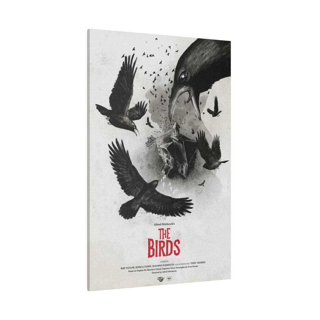 Alfred Hitchcock's The Birds Movie Poster Custom Canvas Wall Print