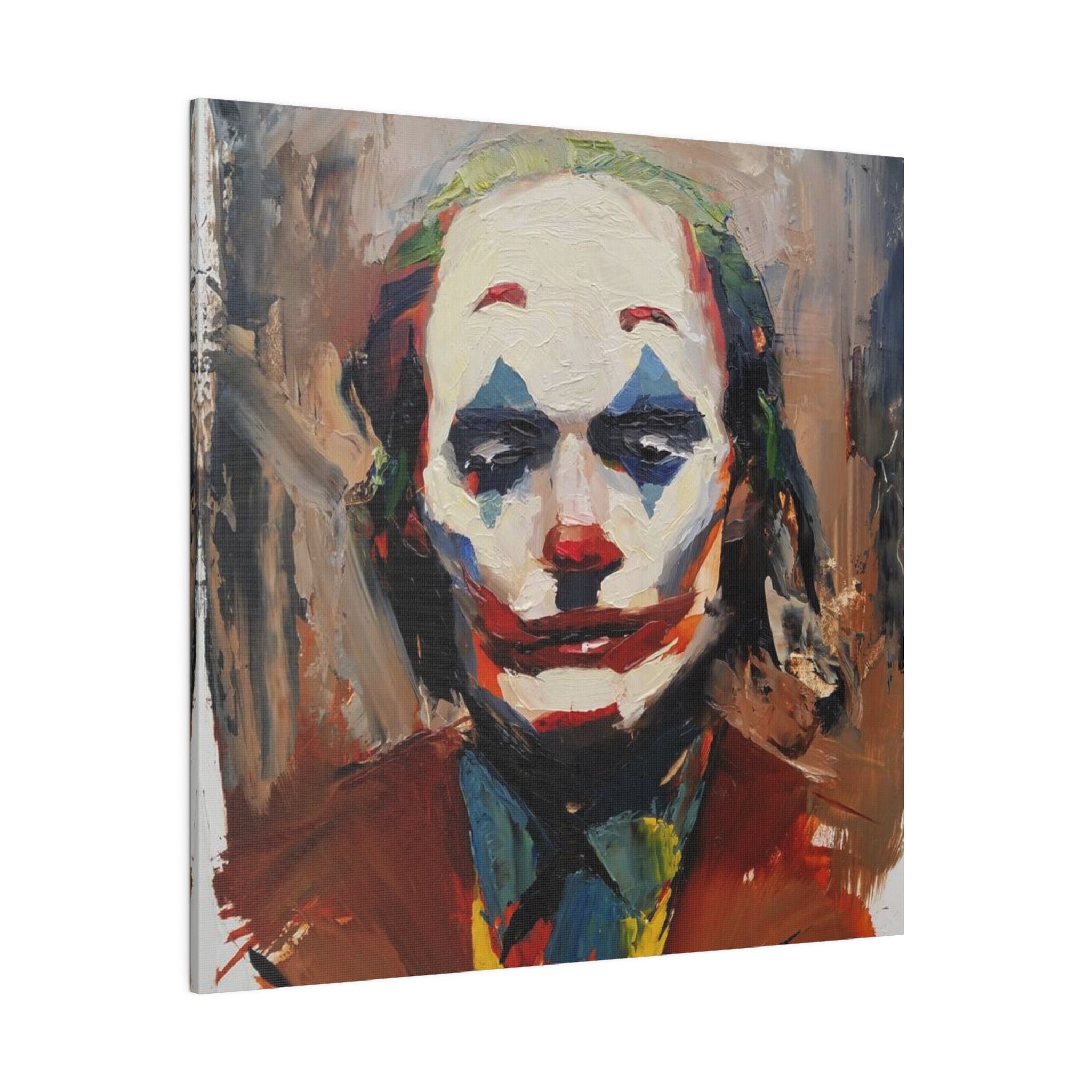 Joker Abstract Color Oil Painting Custom Canvas Wall Print