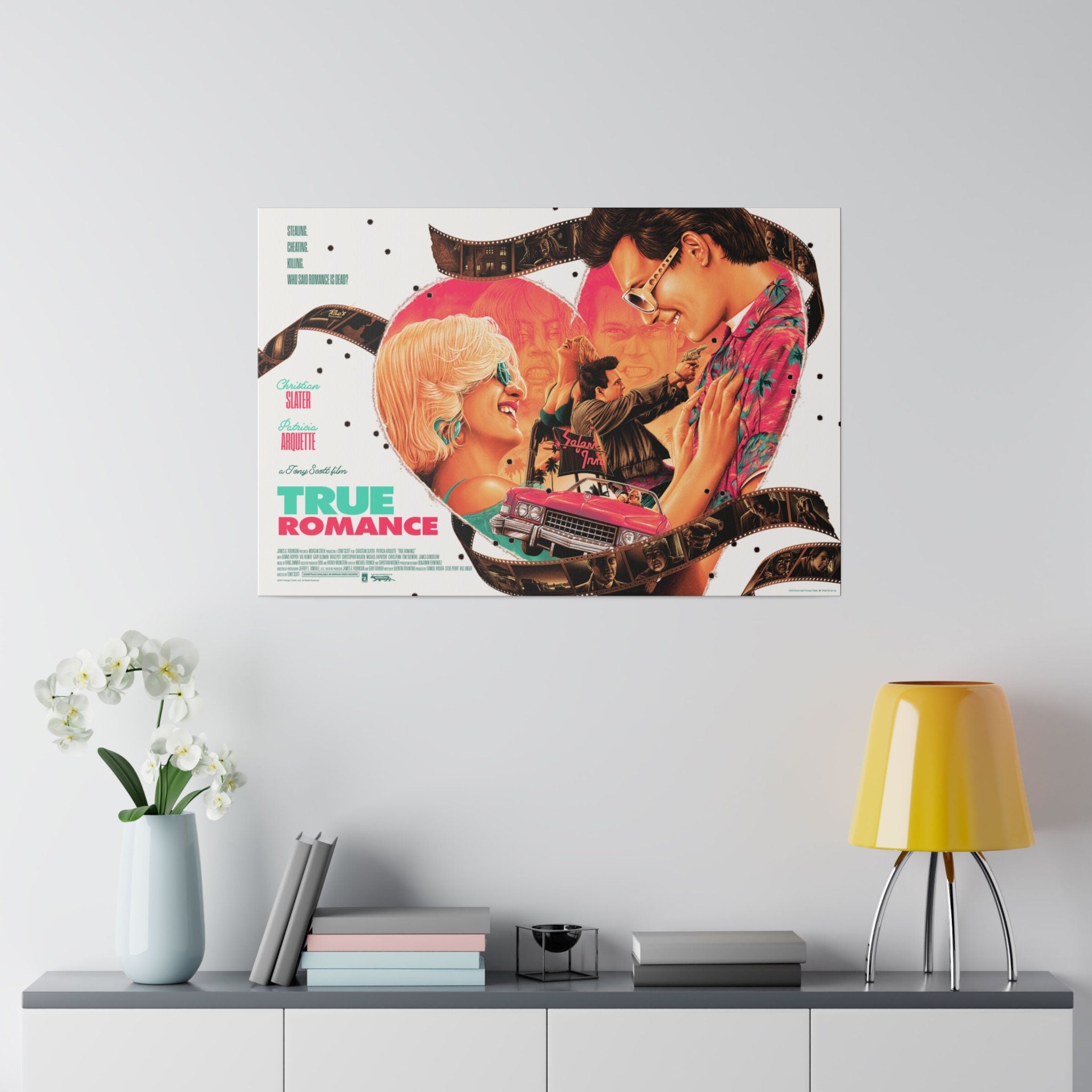 True Romance Poster Custom Canvas Wall Print