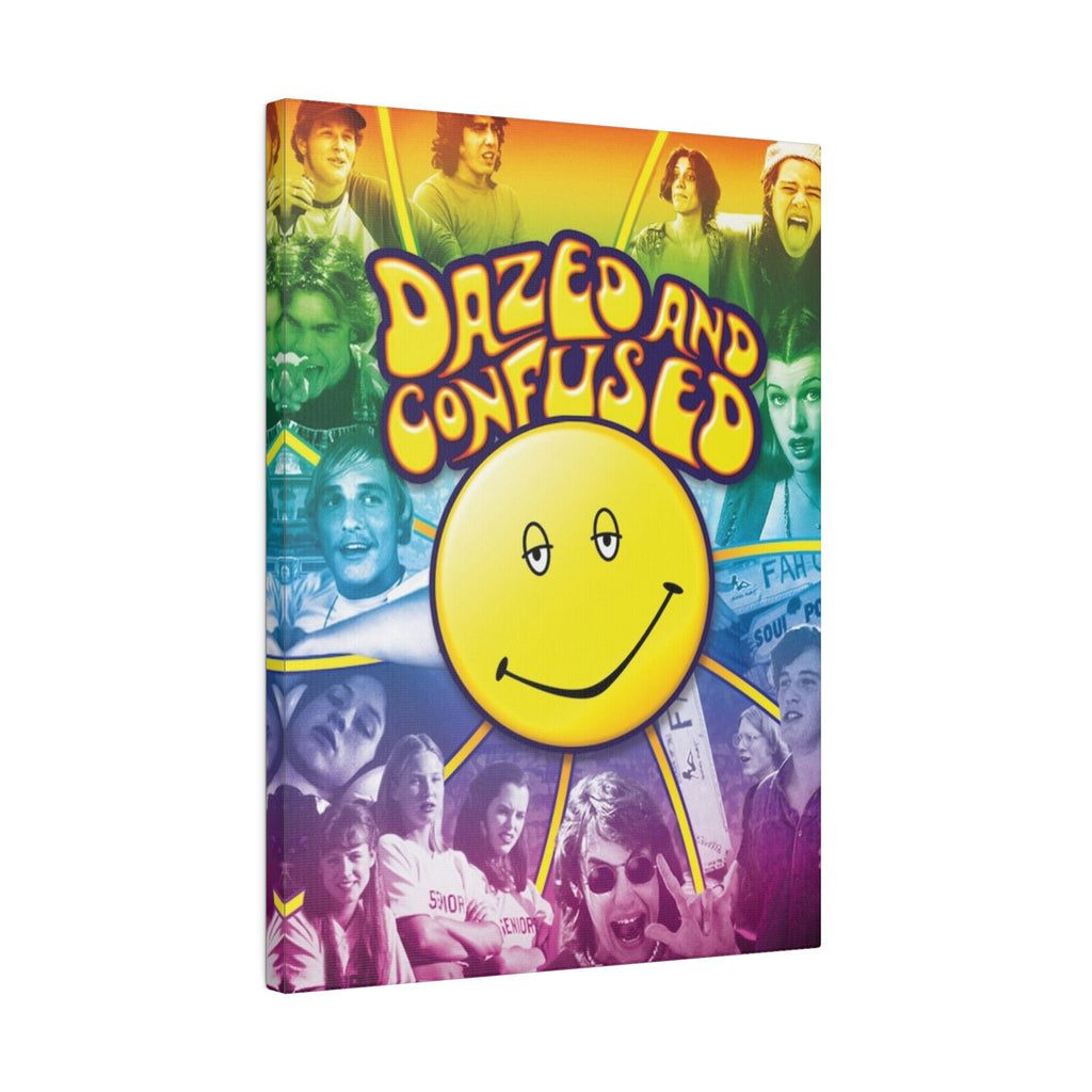 Dazed And Confused Rainbow Custom Canvas Wall Print