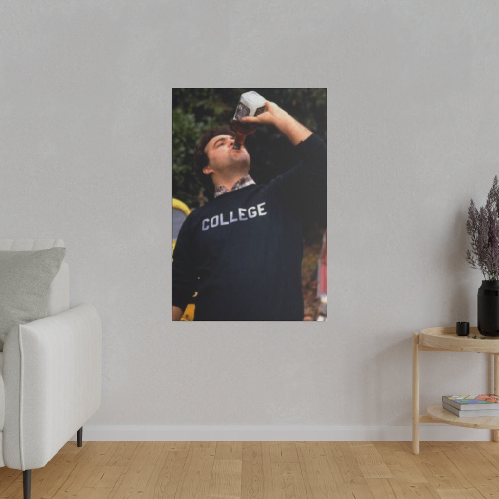 Animal House John Belushi Chug Poster Custom Canvas Wall Print