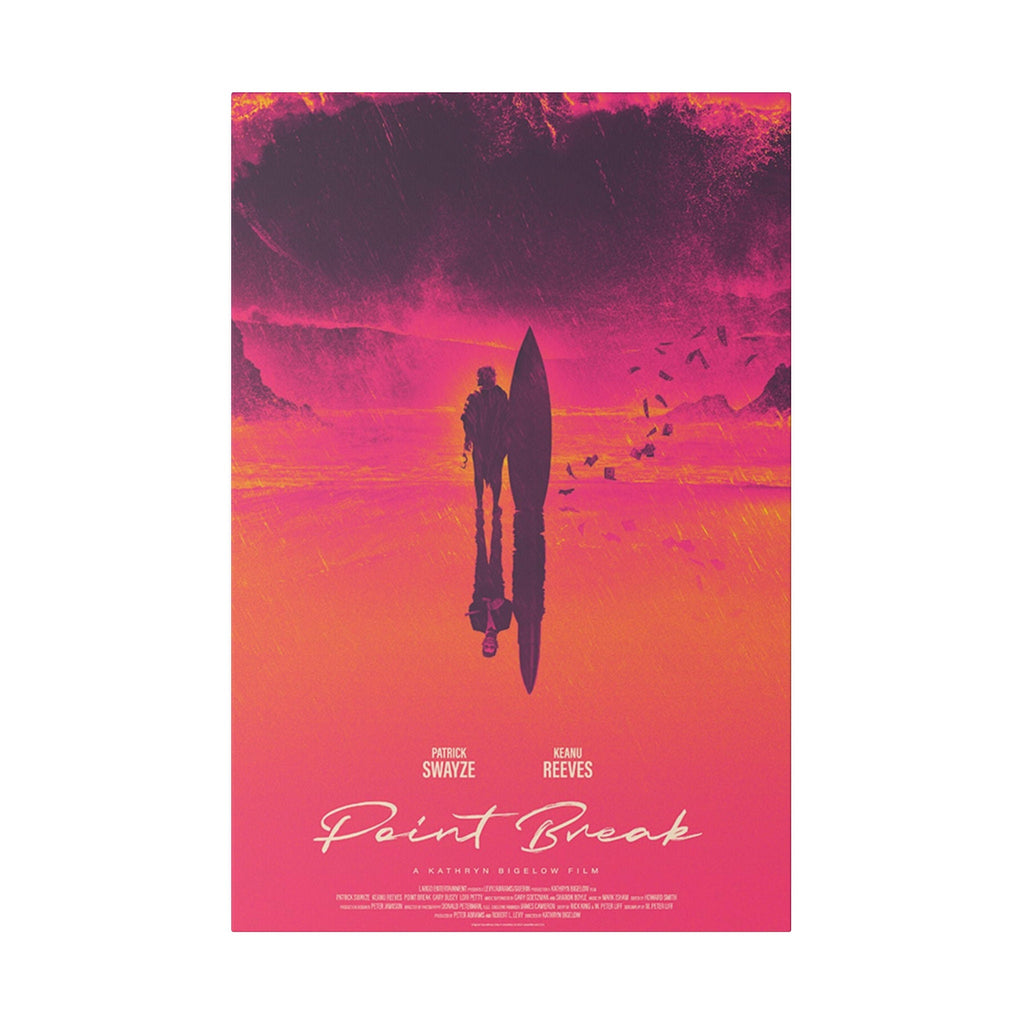 Point Break Artistic Movie Poster Custom Canvas Wall Print