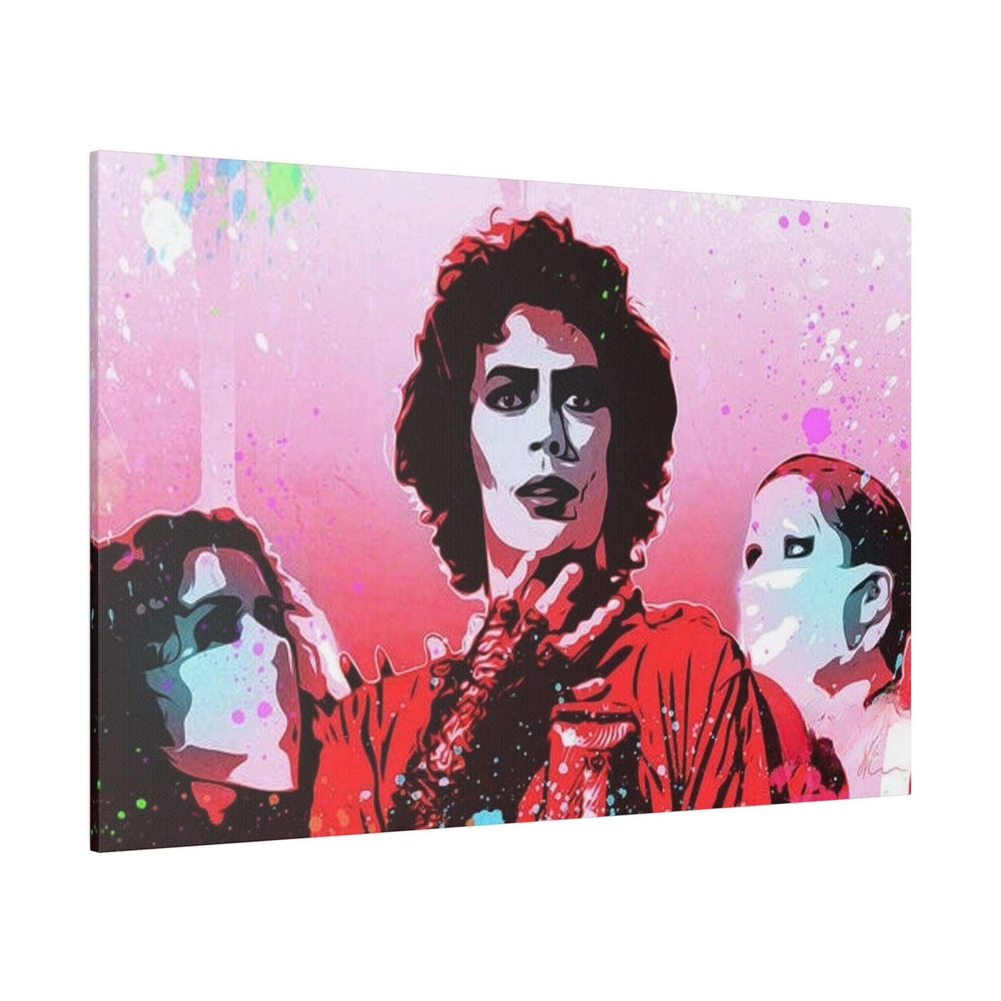 The Rocky Horror Picture Show Abstract Art Custom Canvas Wall Print