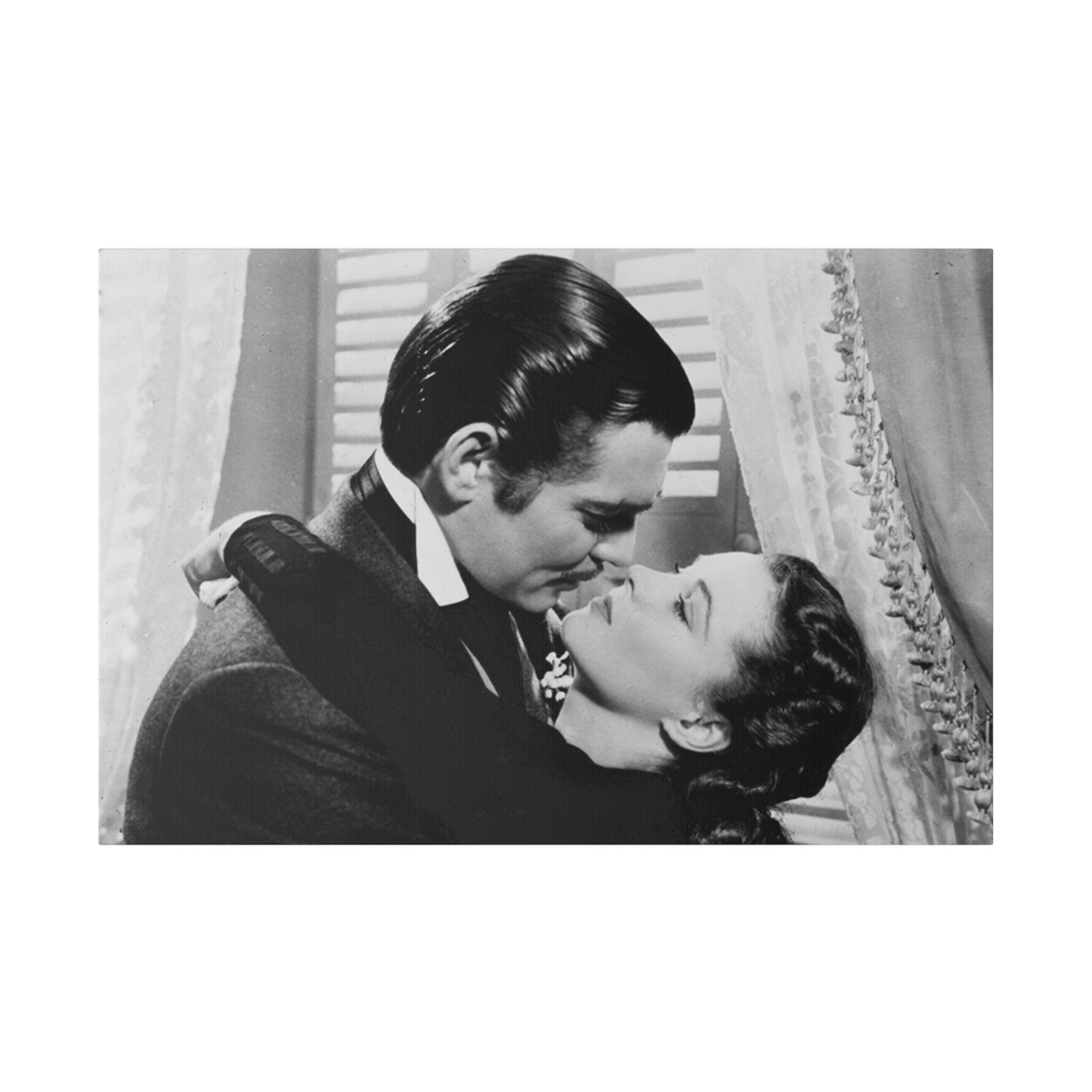 Gone With The Wind B/W Custom Canvas Wall Print