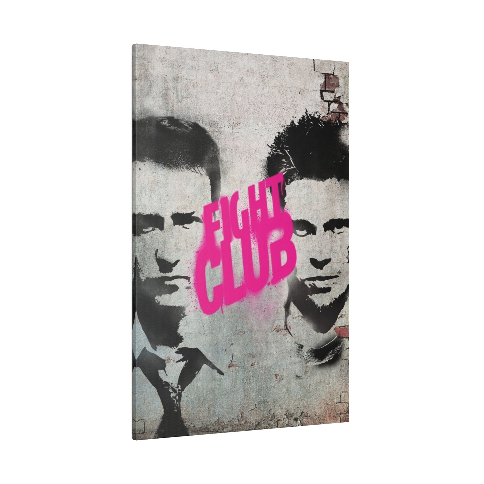 Fight Club Poster Custom Canvas Wall Print