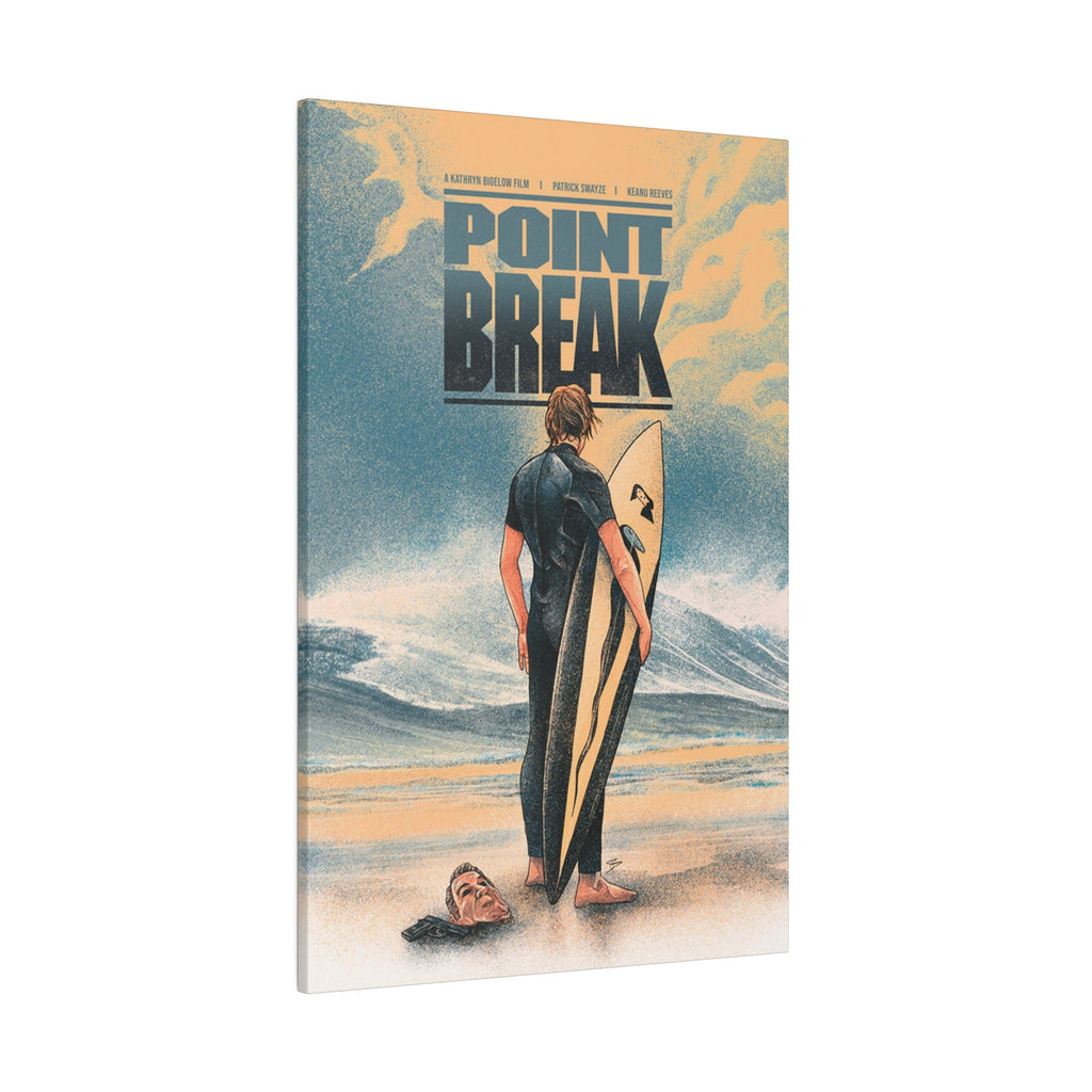 Point Break Bodhi Wave Custom Canvas Wall Print