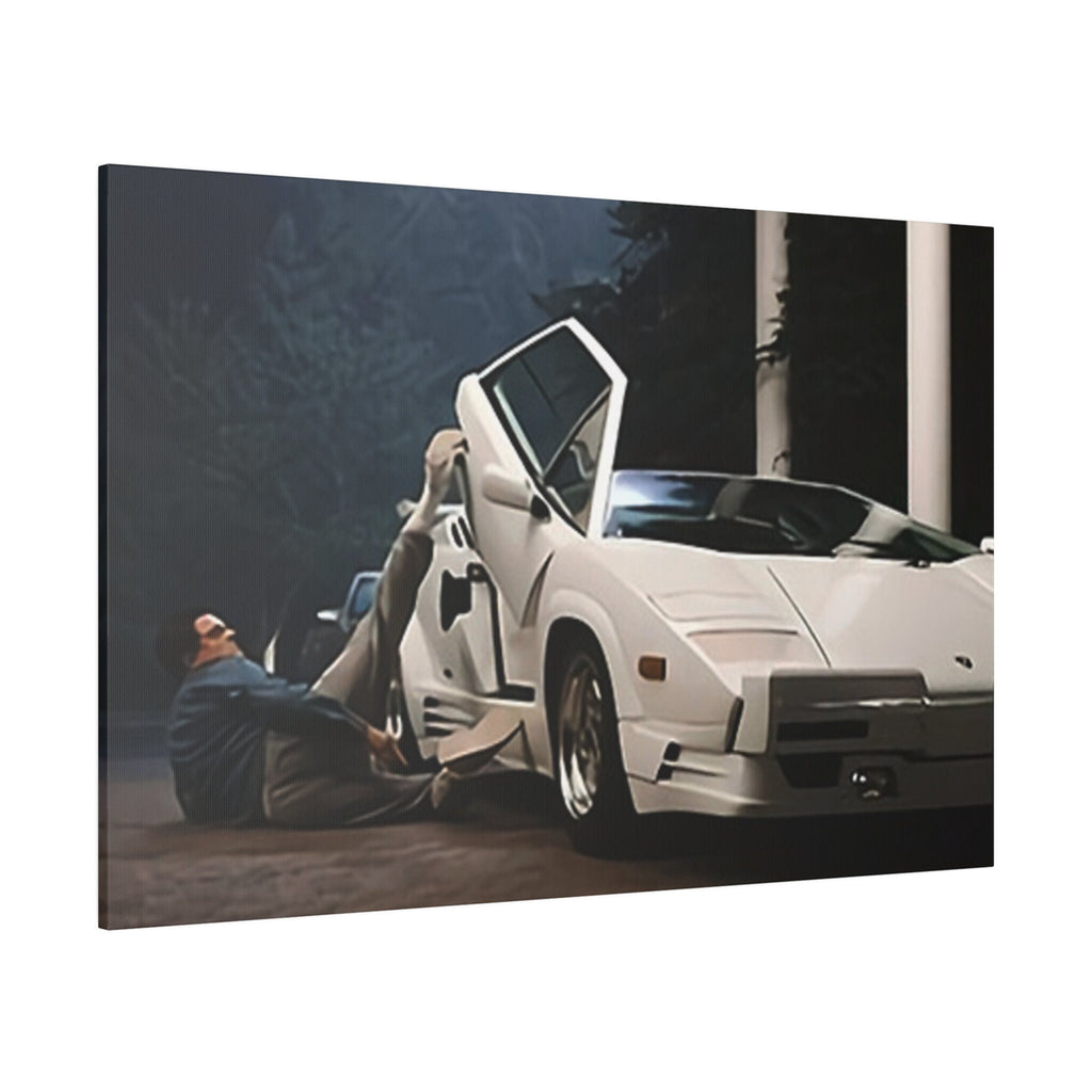 The Wolf Of Wall Street Quaalude Lamborghini Custom Canvas Wall Print
