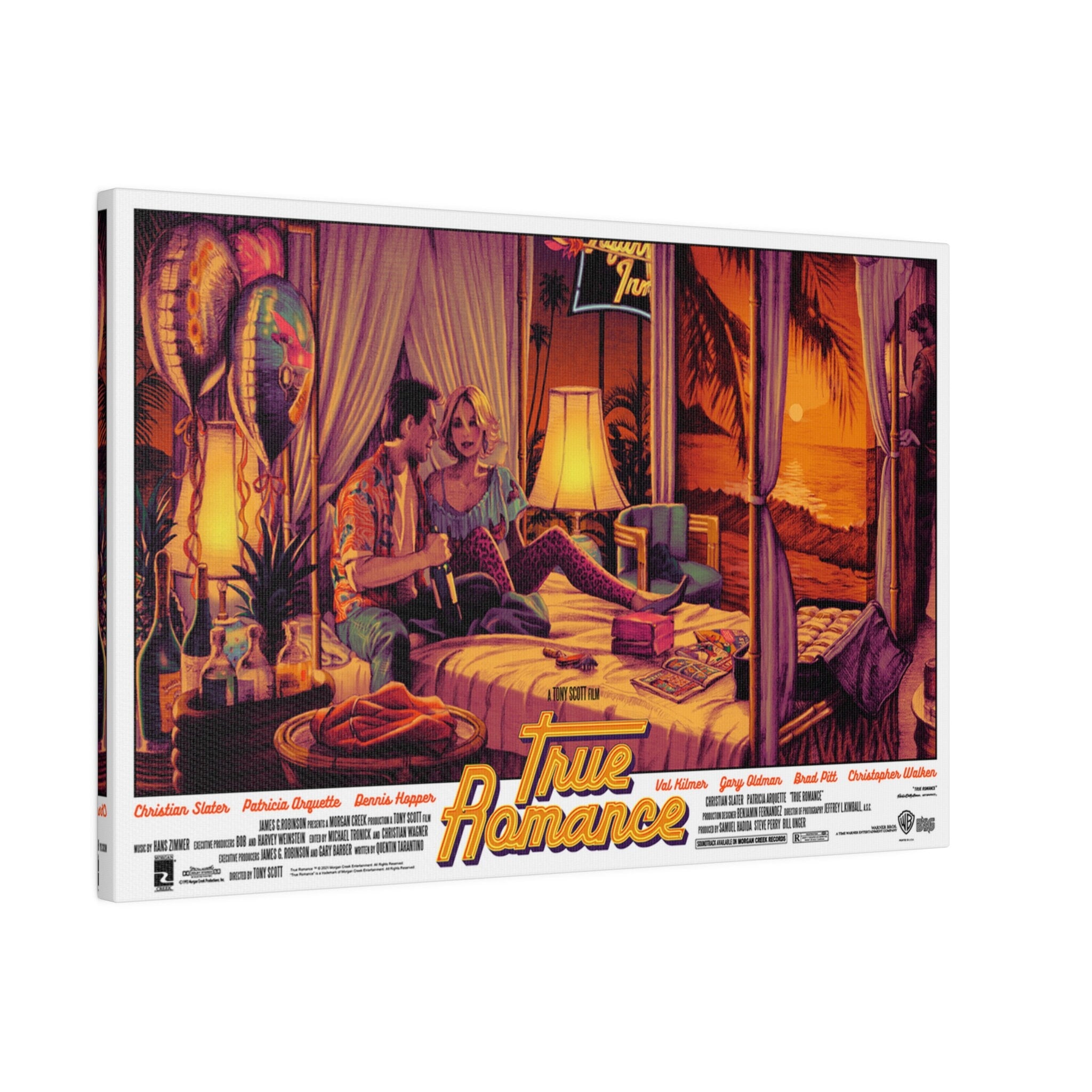True Romance Art Poster Custom Canvas Wall Print