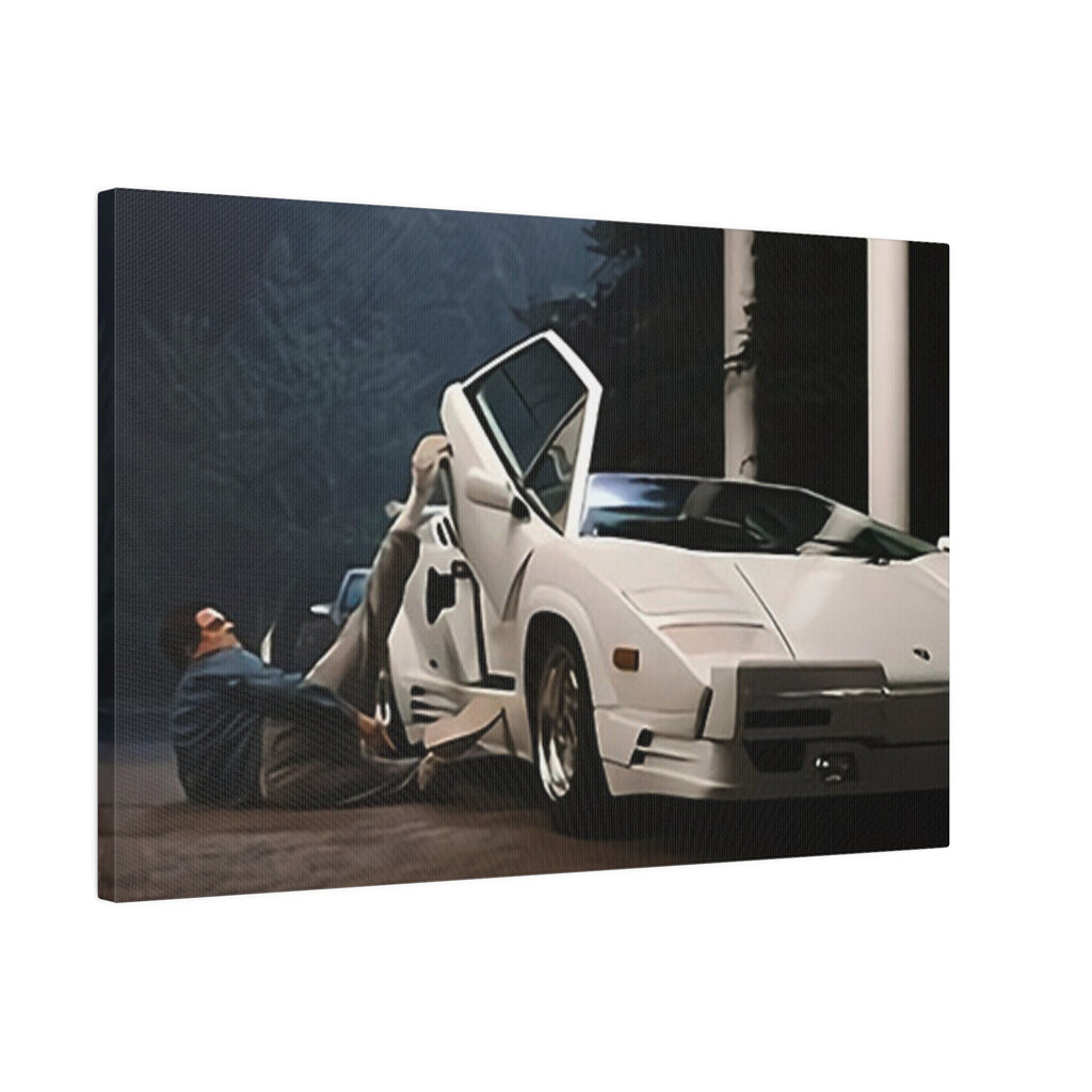 The Wolf Of Wall Street Quaalude Lamborghini Custom Canvas Wall Print