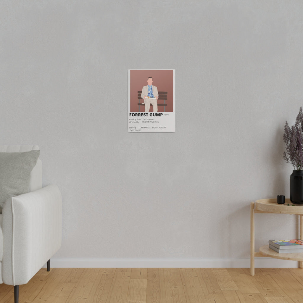 Forrest Gump Minimalist Movie Poster Custom Canvas Wall Print