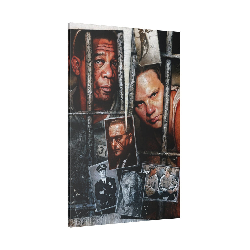 The Shawshank Redemption Animated Poster Custom Canvas Wall Print