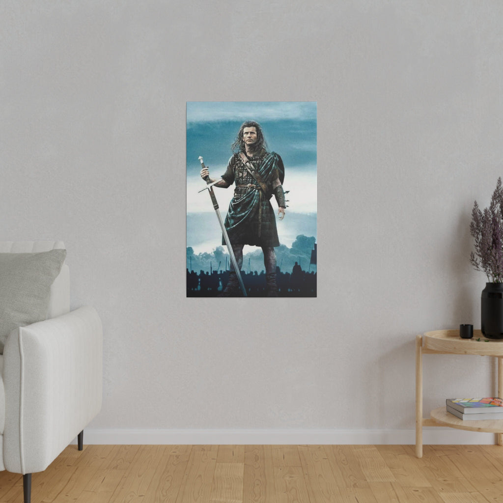 Braveheart William Wallace Stands Tall Custom Canvas Movie Poster