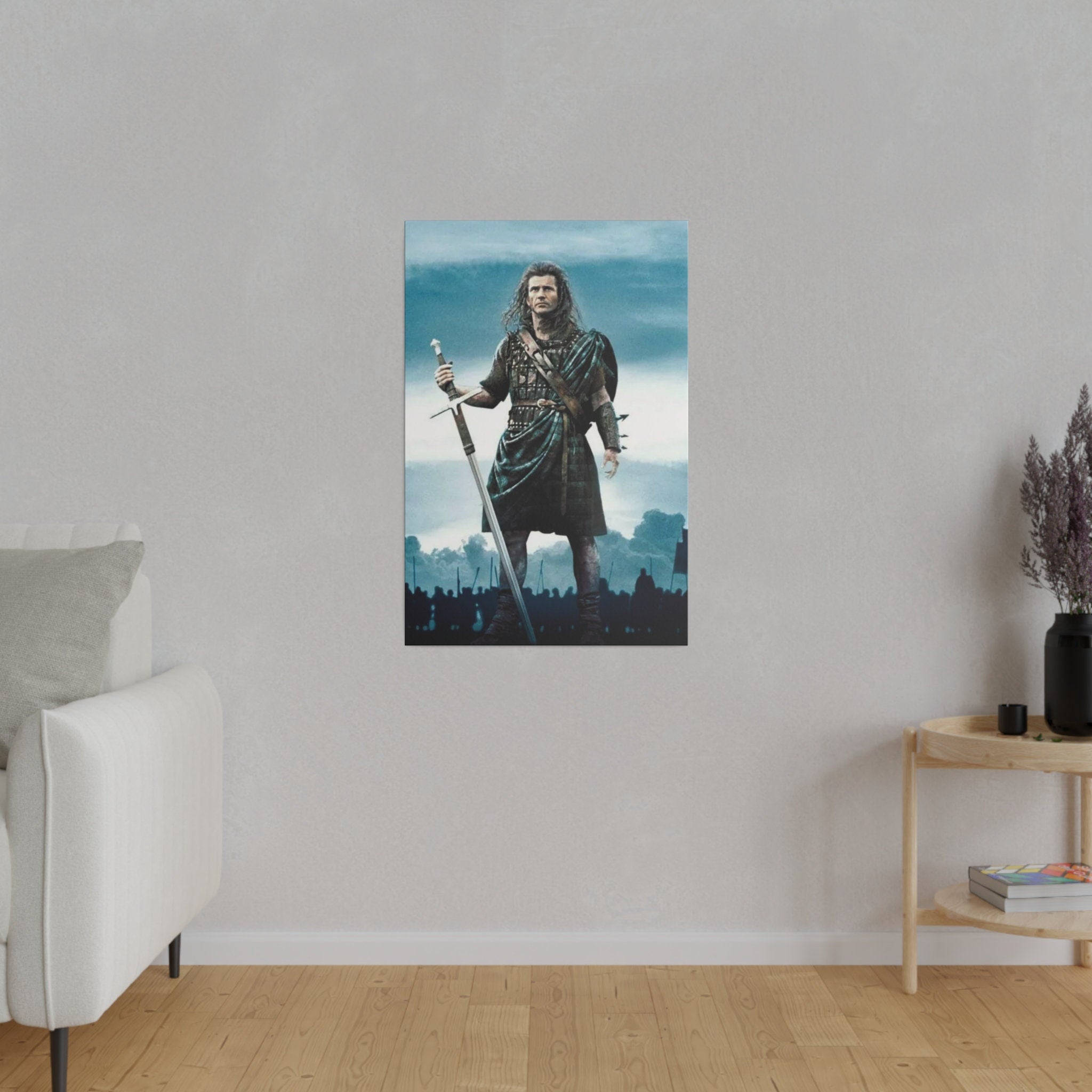 Braveheart William Wallace Stands Tall Custom Canvas Movie Poster
