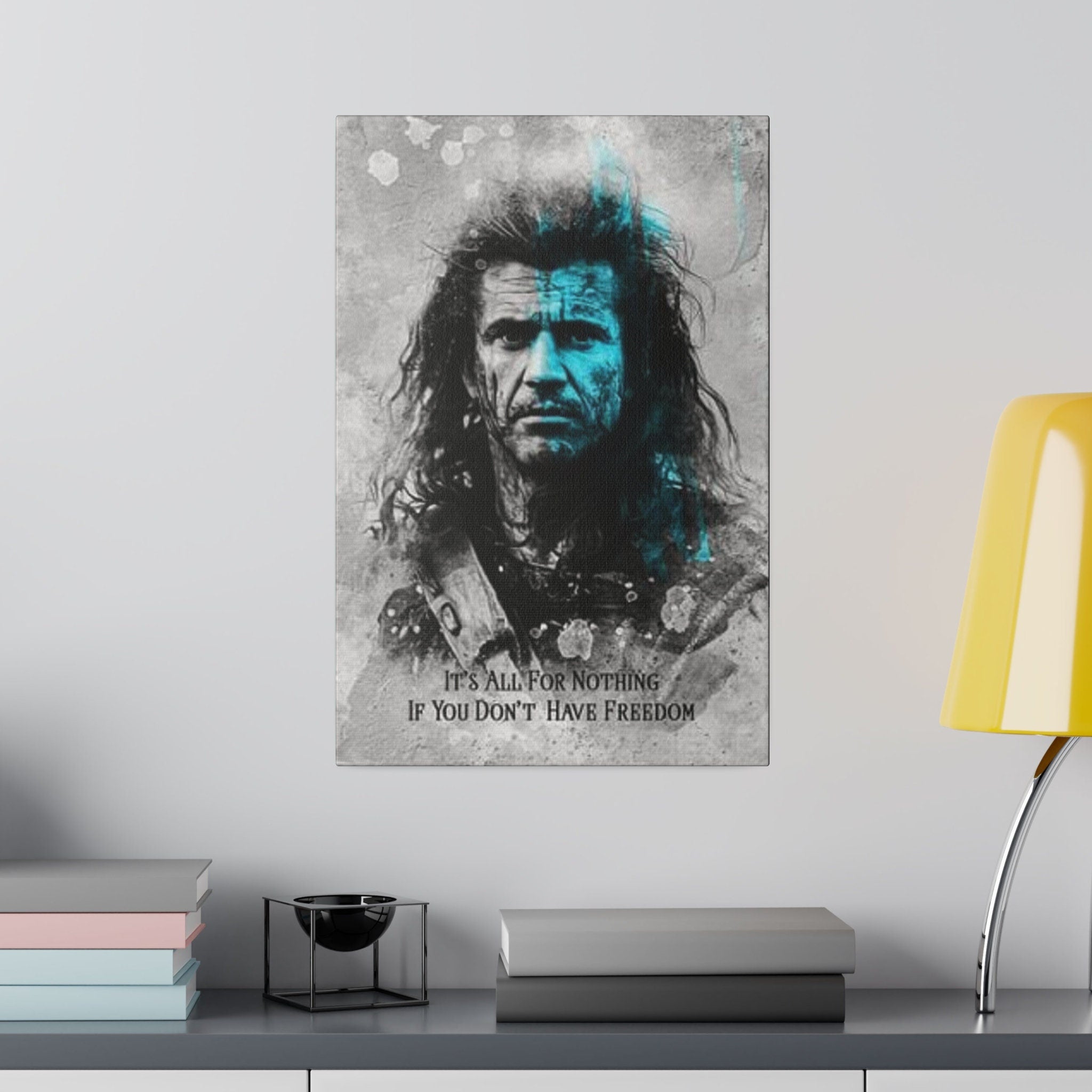 Braveheart Freedom Custom Canvas Wall Print
